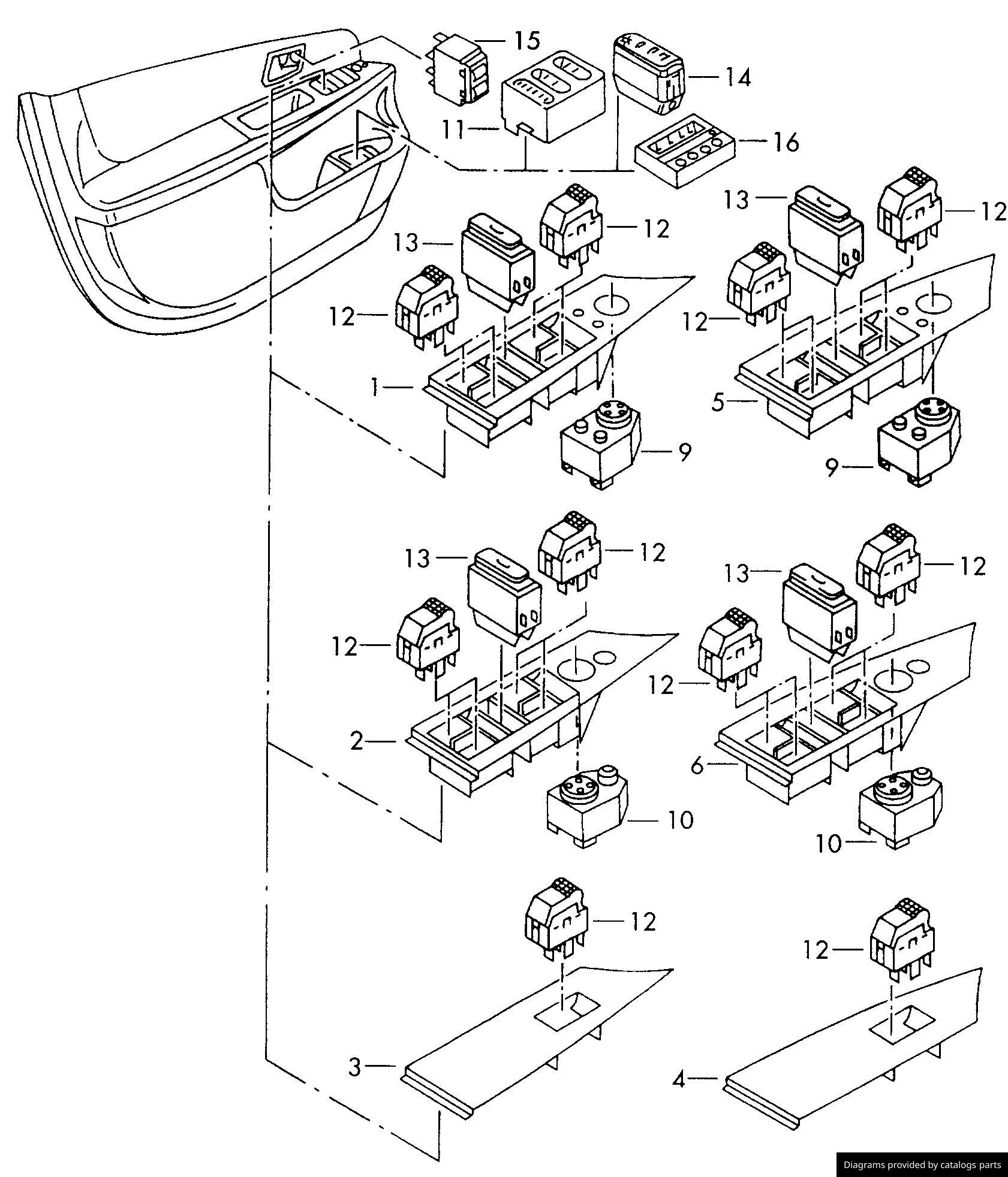 Car part diagram