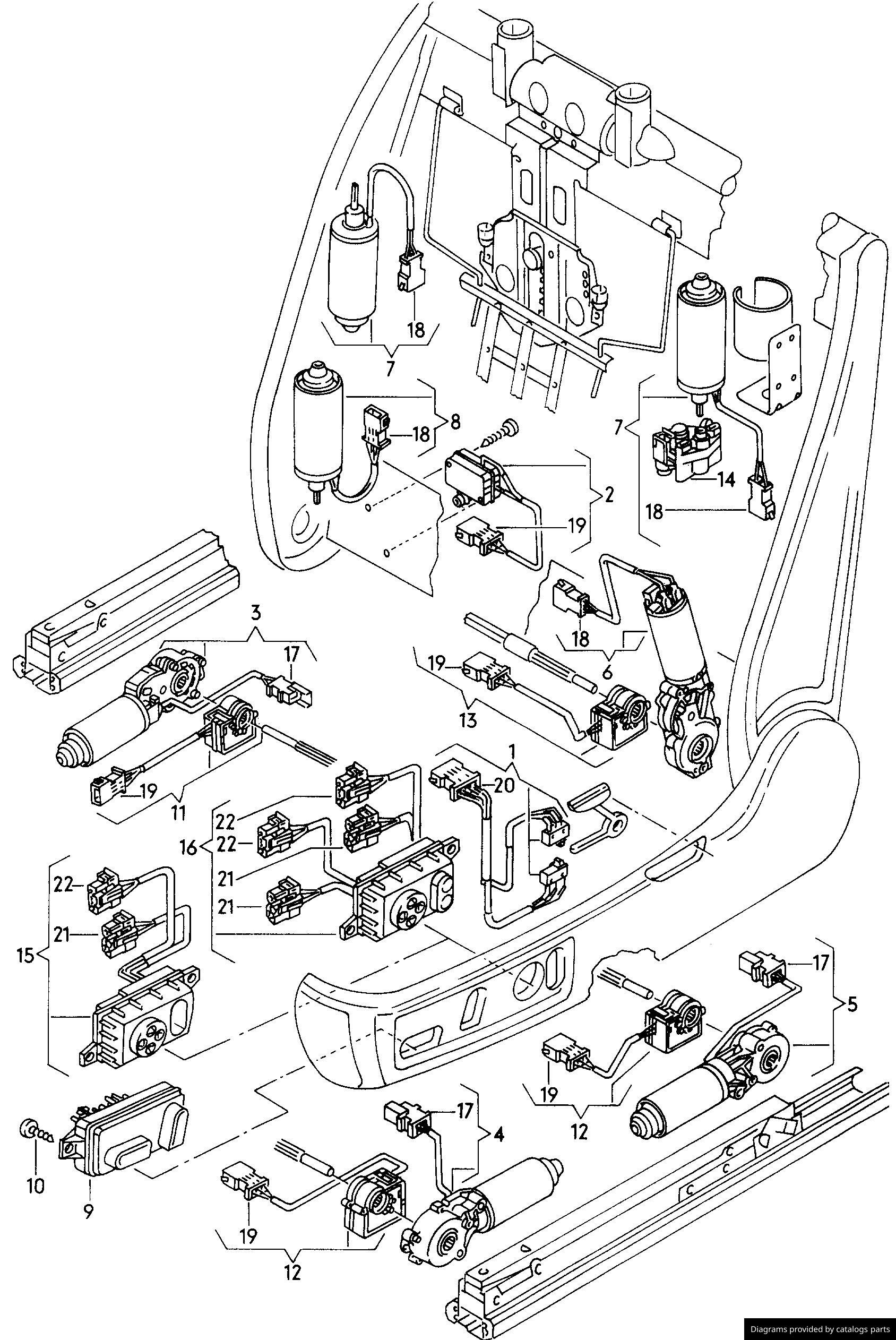 Car part diagram