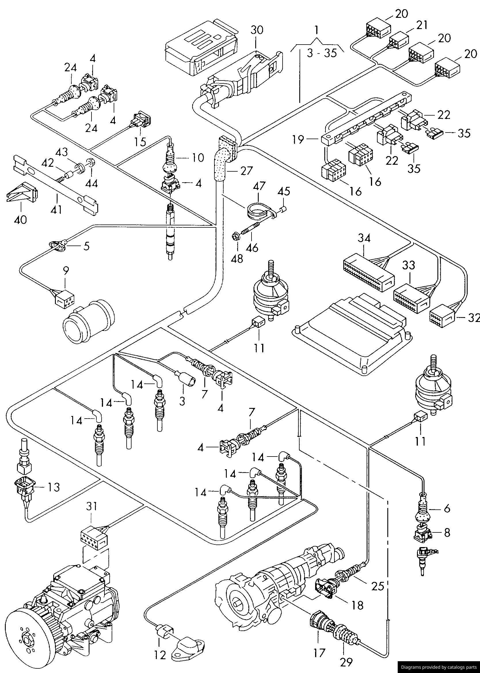 Car part diagram