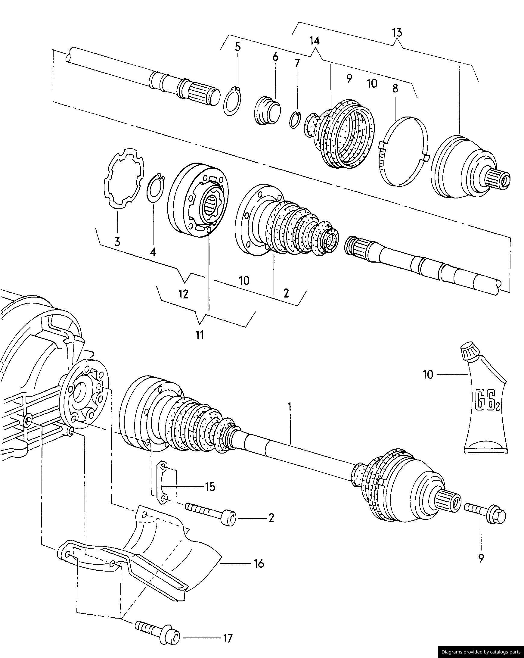 Car part diagram