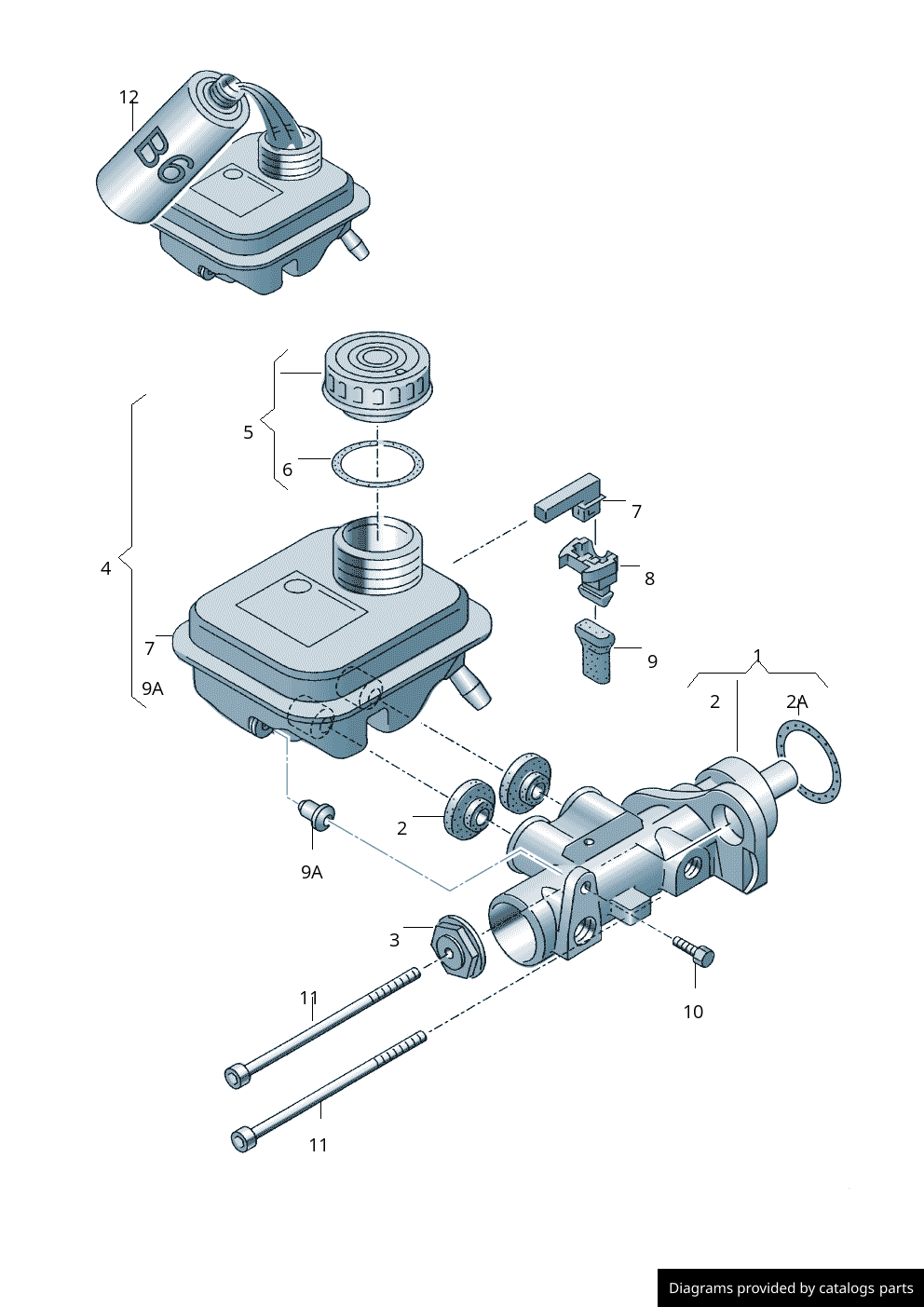 Car part diagram