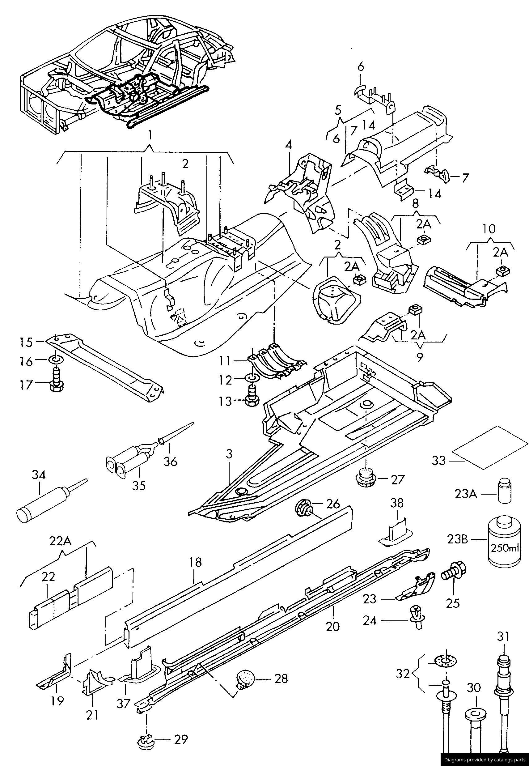 Car part diagram