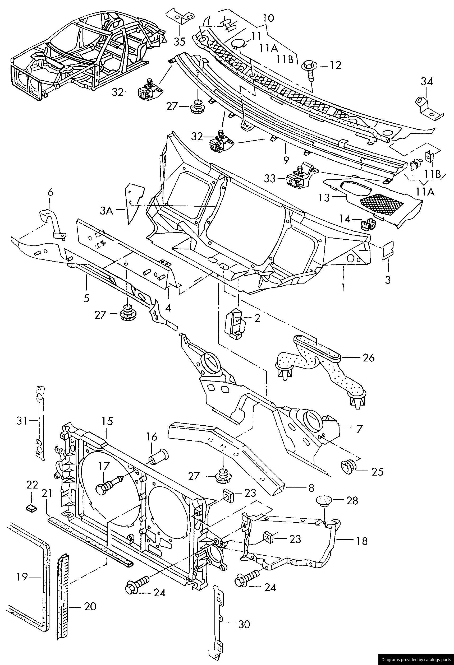 Car part diagram