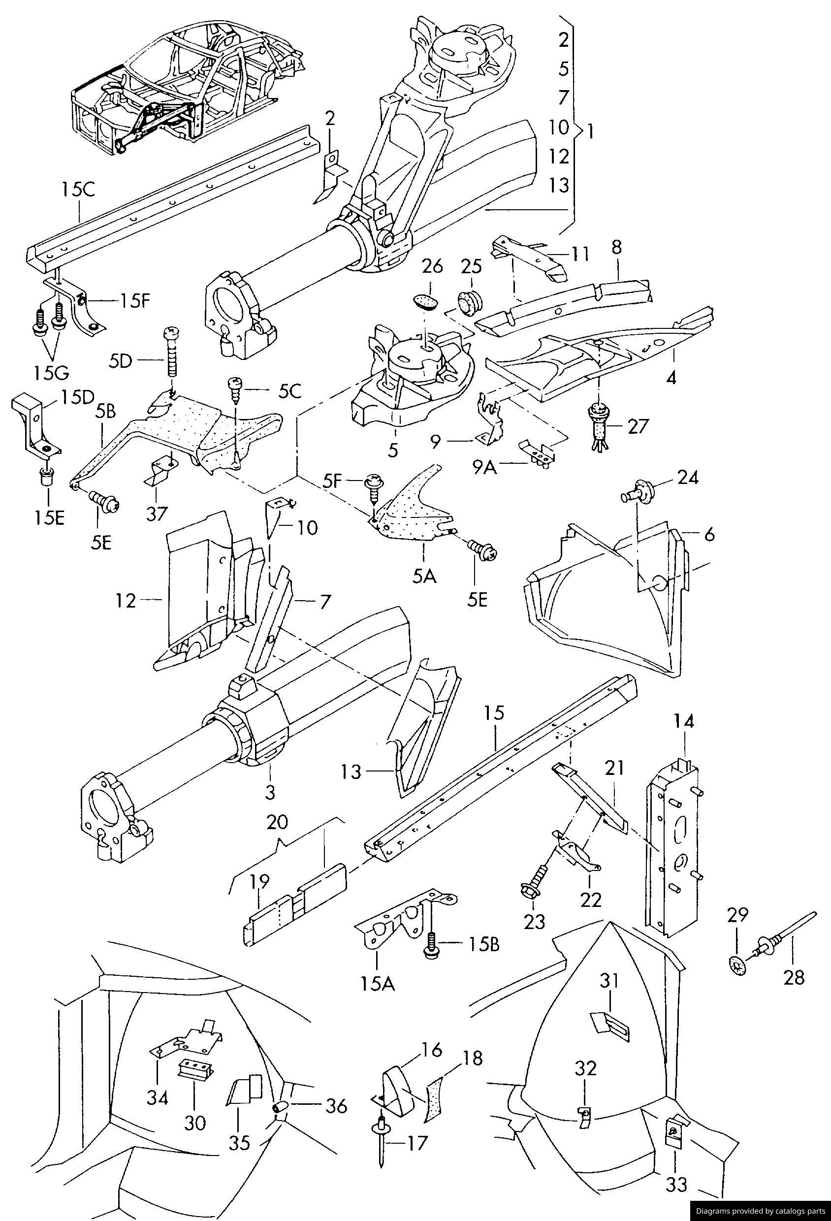 Car part diagram