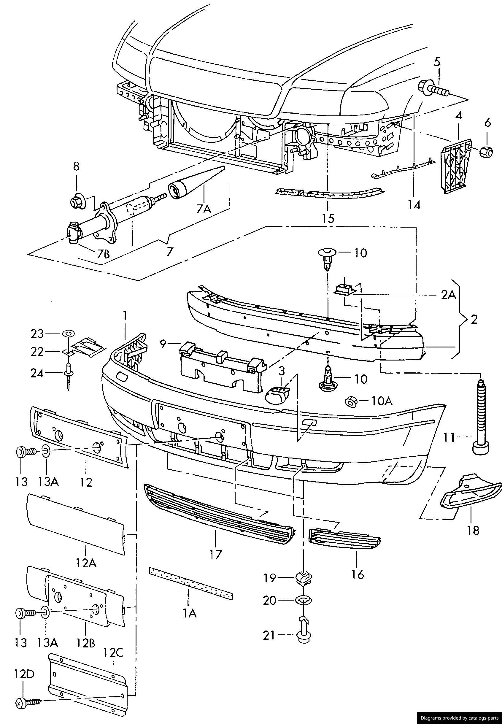 Car part diagram