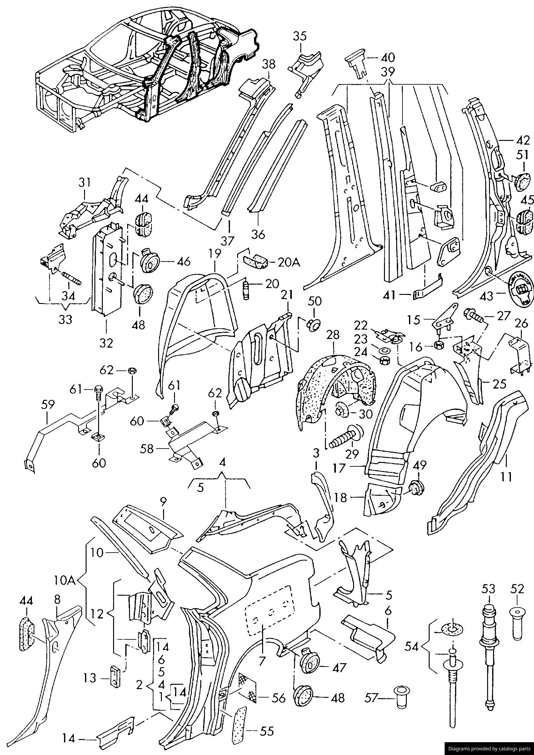 Car part diagram