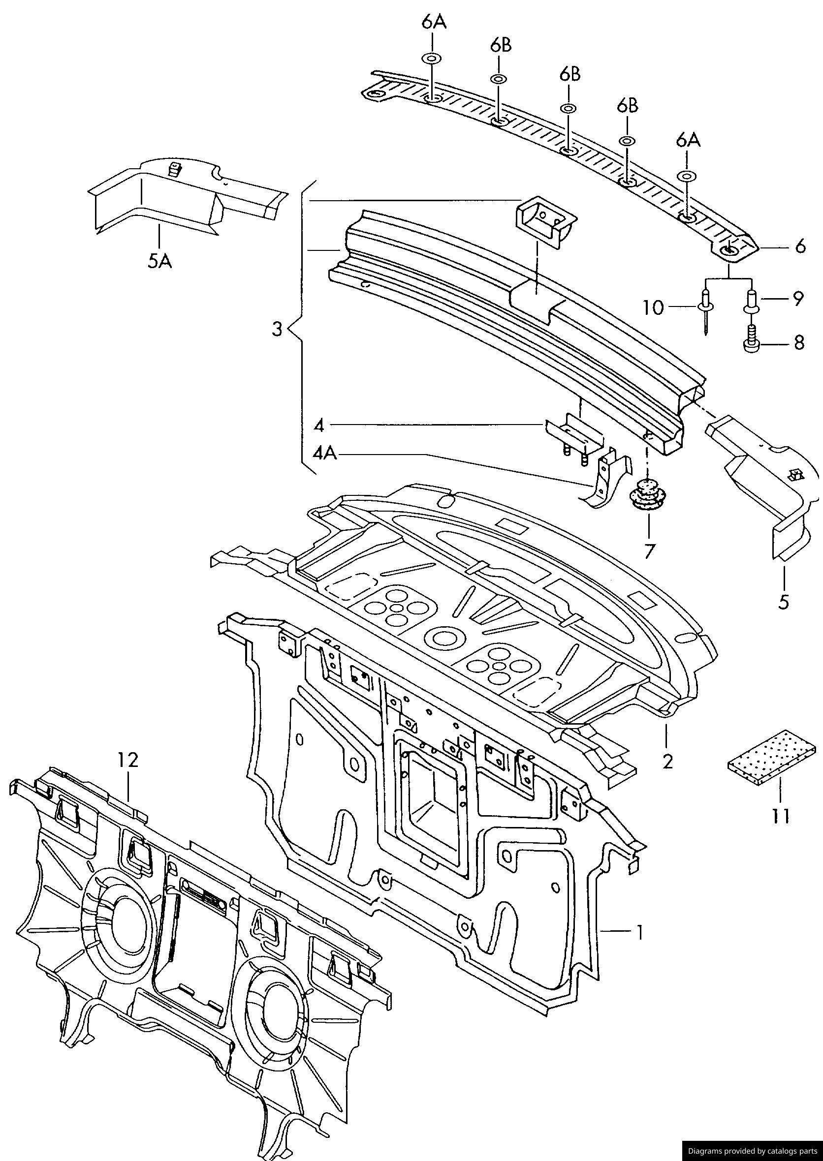 Car part diagram