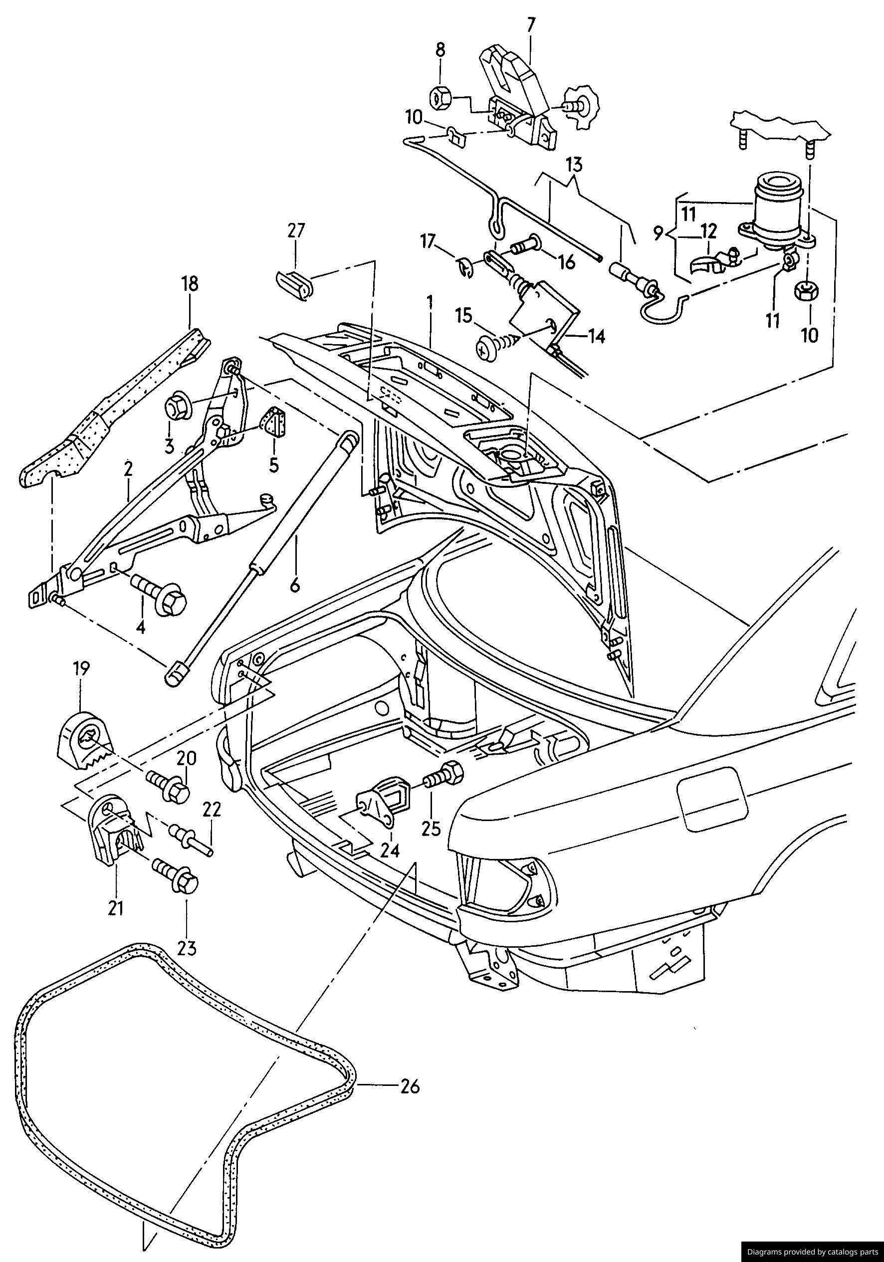 Car part diagram