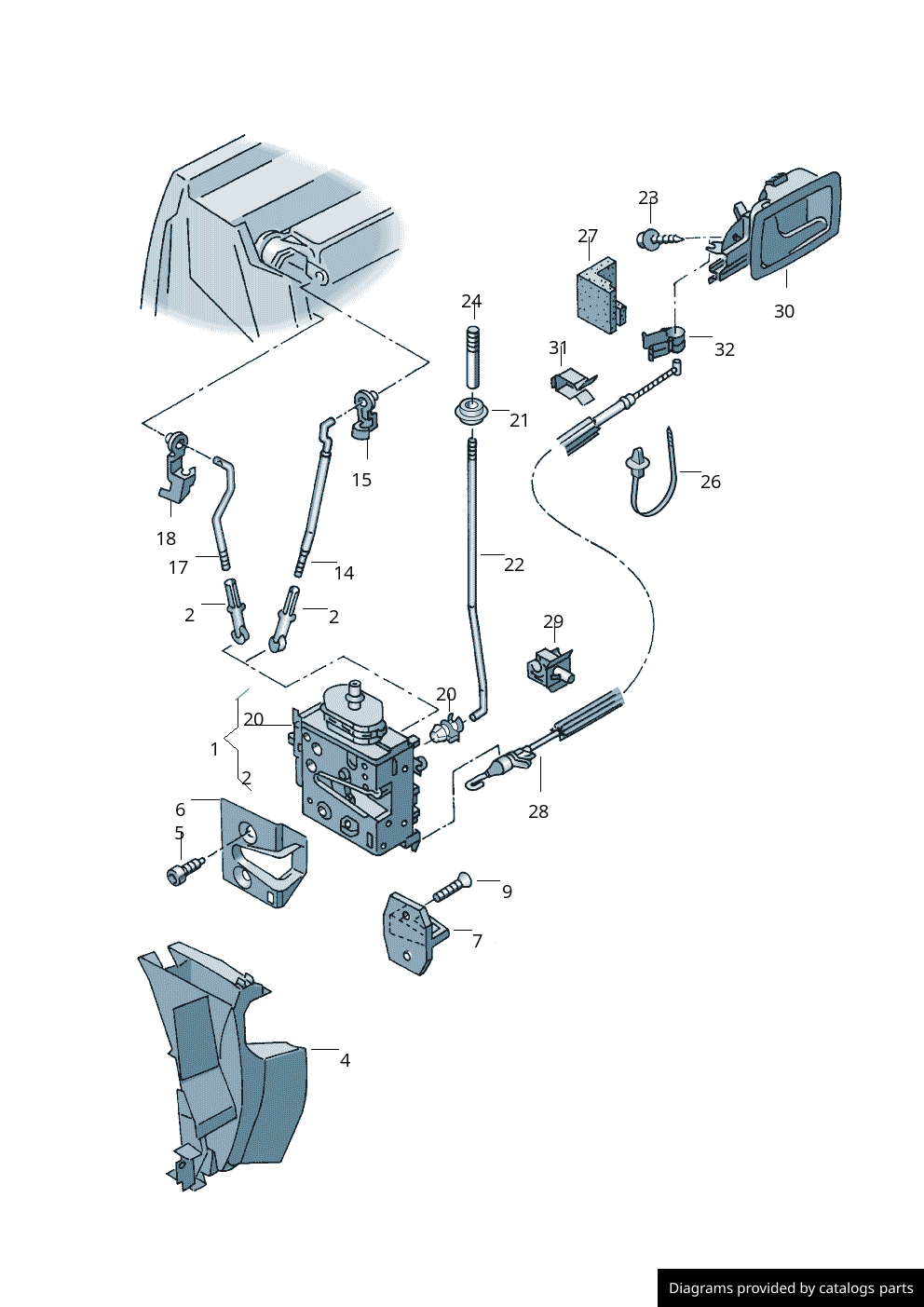 Car part diagram