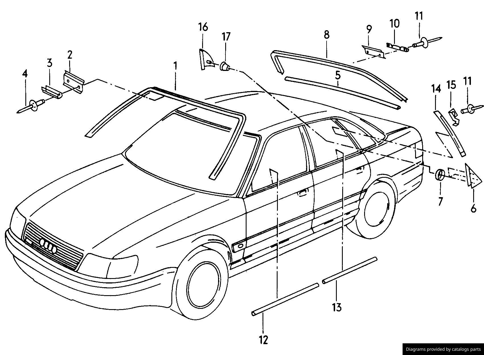 Car part diagram