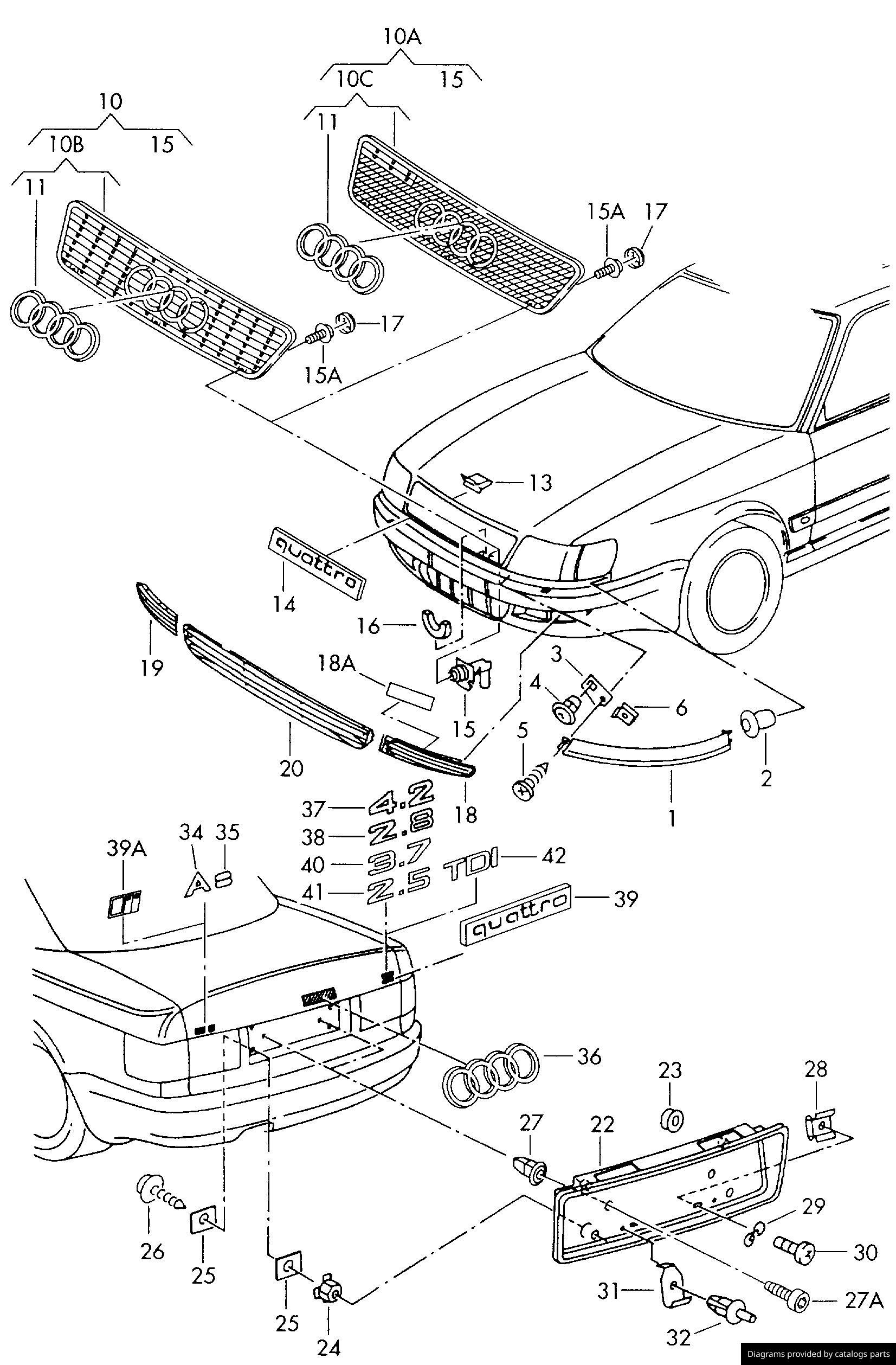 Car part diagram