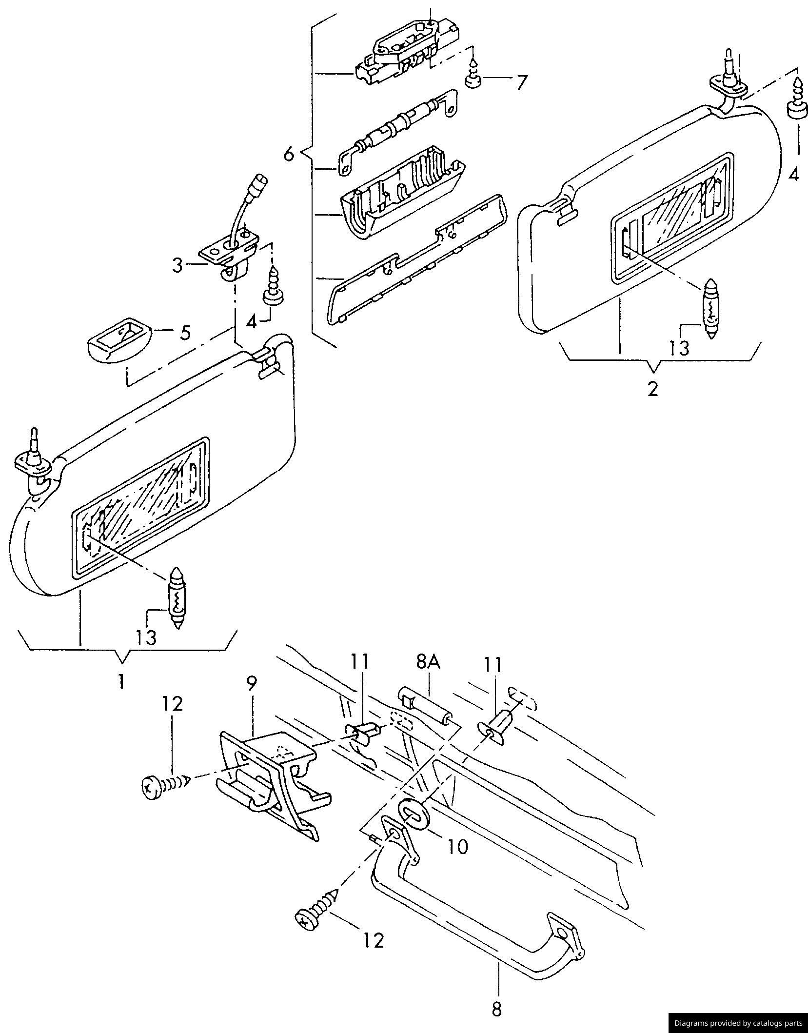 Car part diagram