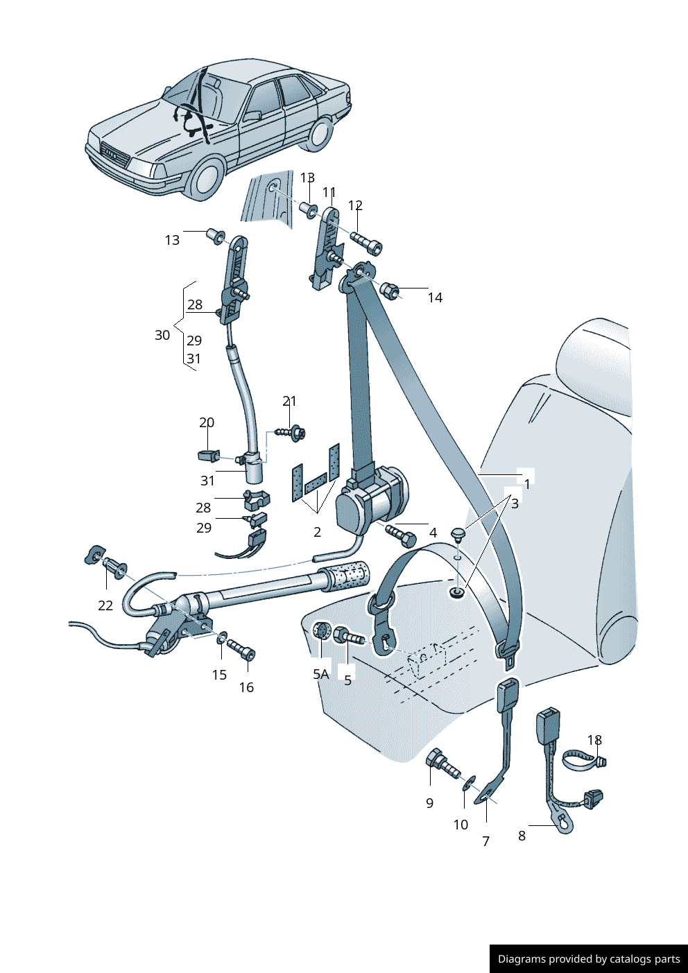 Car part diagram