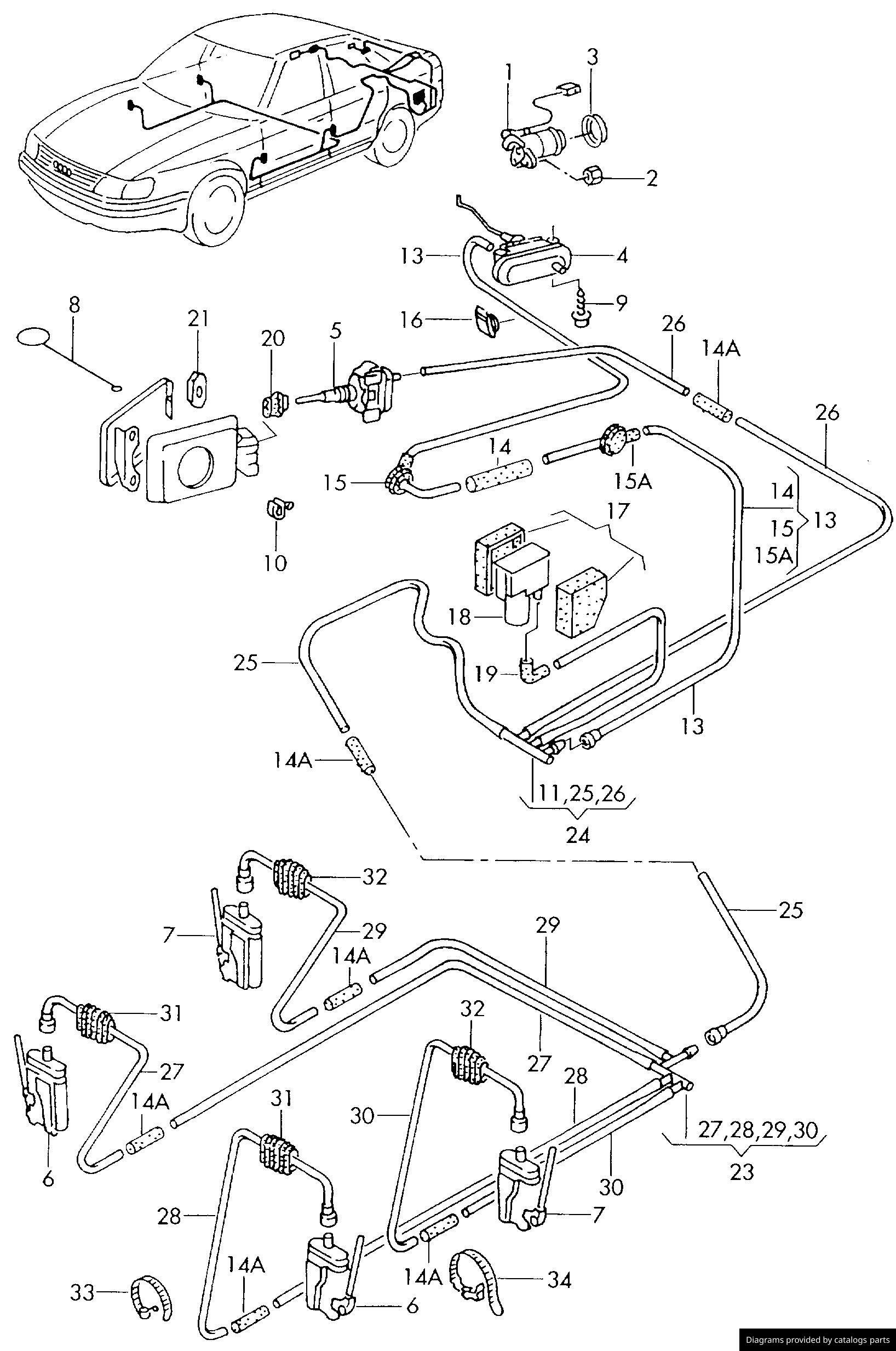 Car part diagram