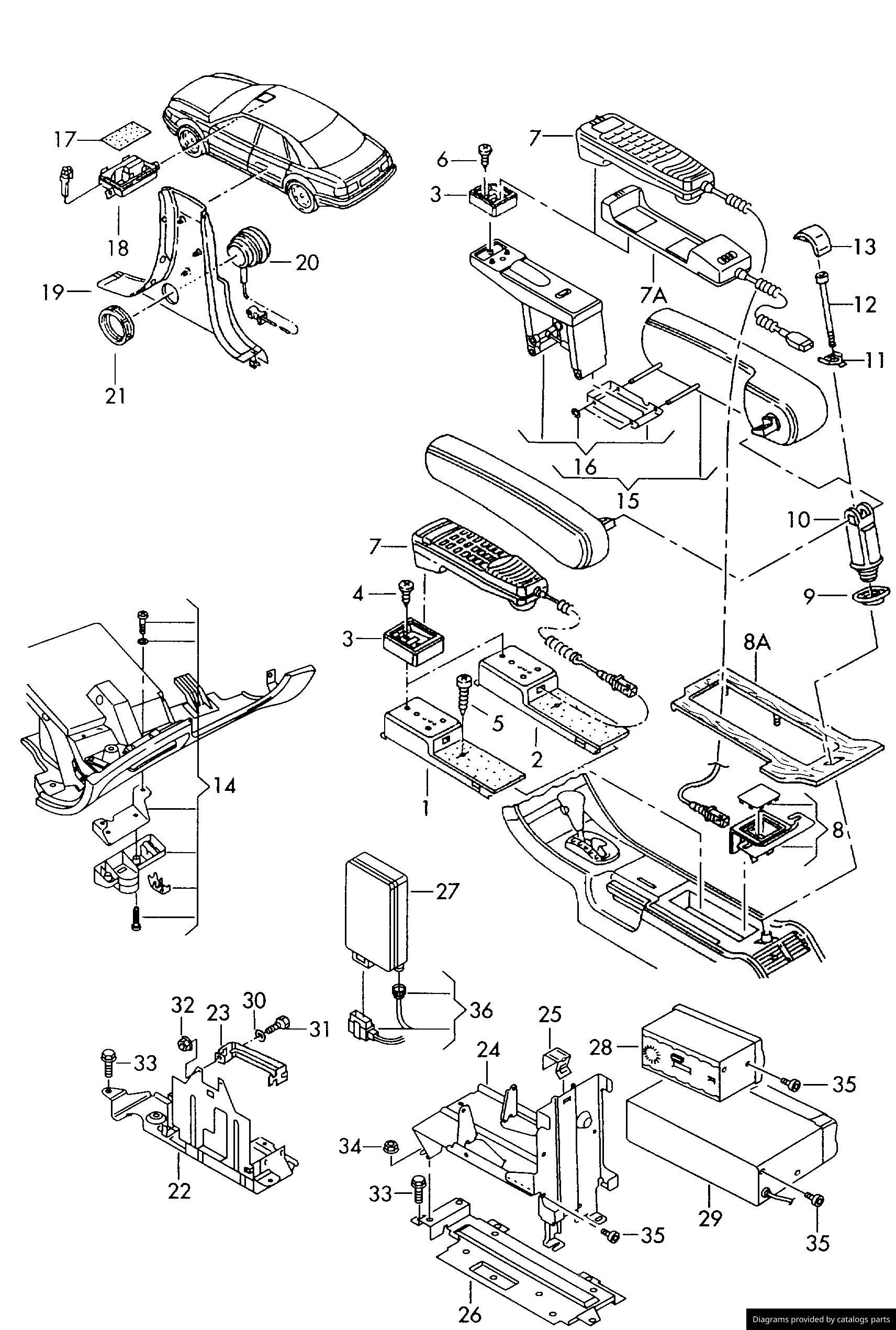 Car part diagram