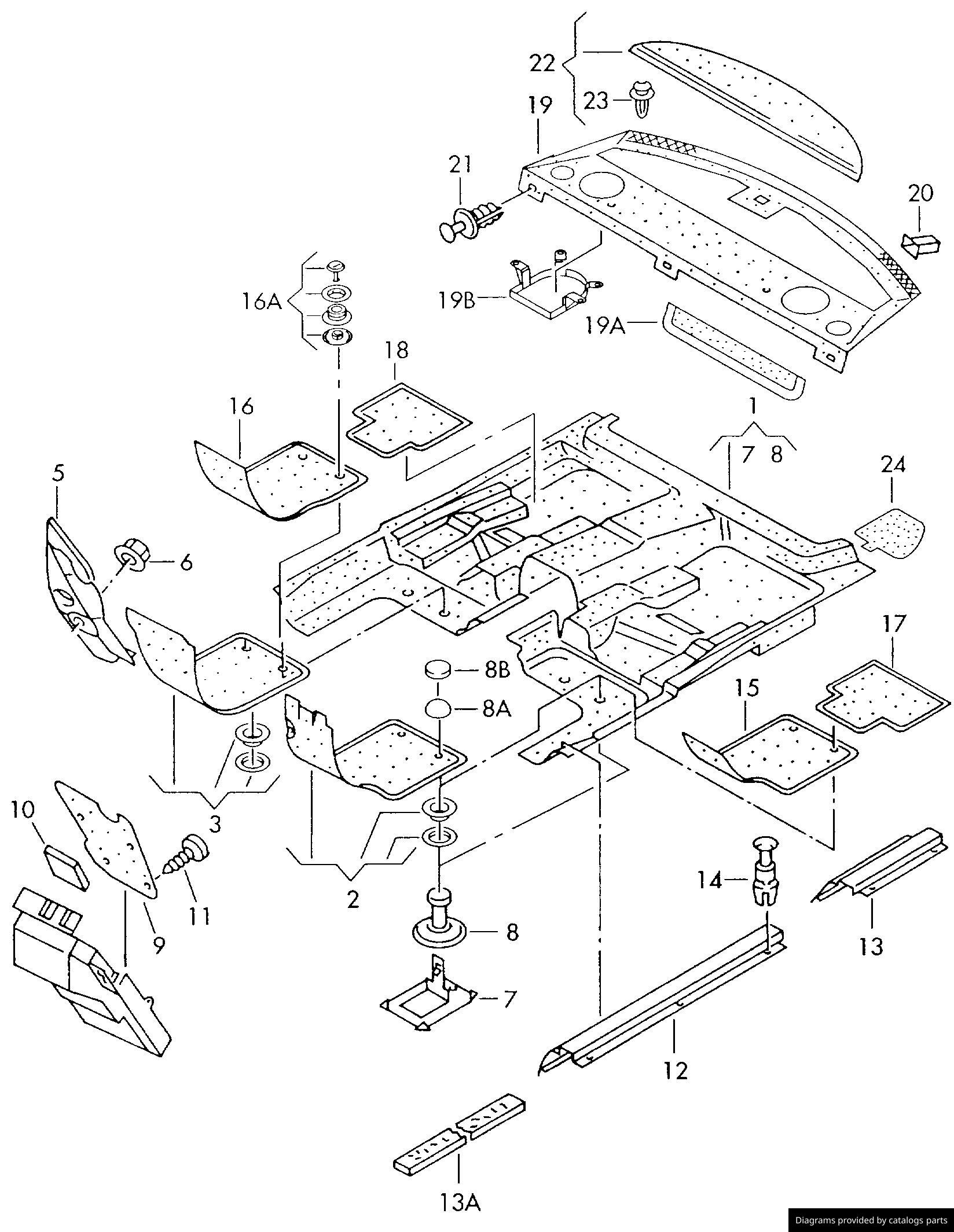 Car part diagram