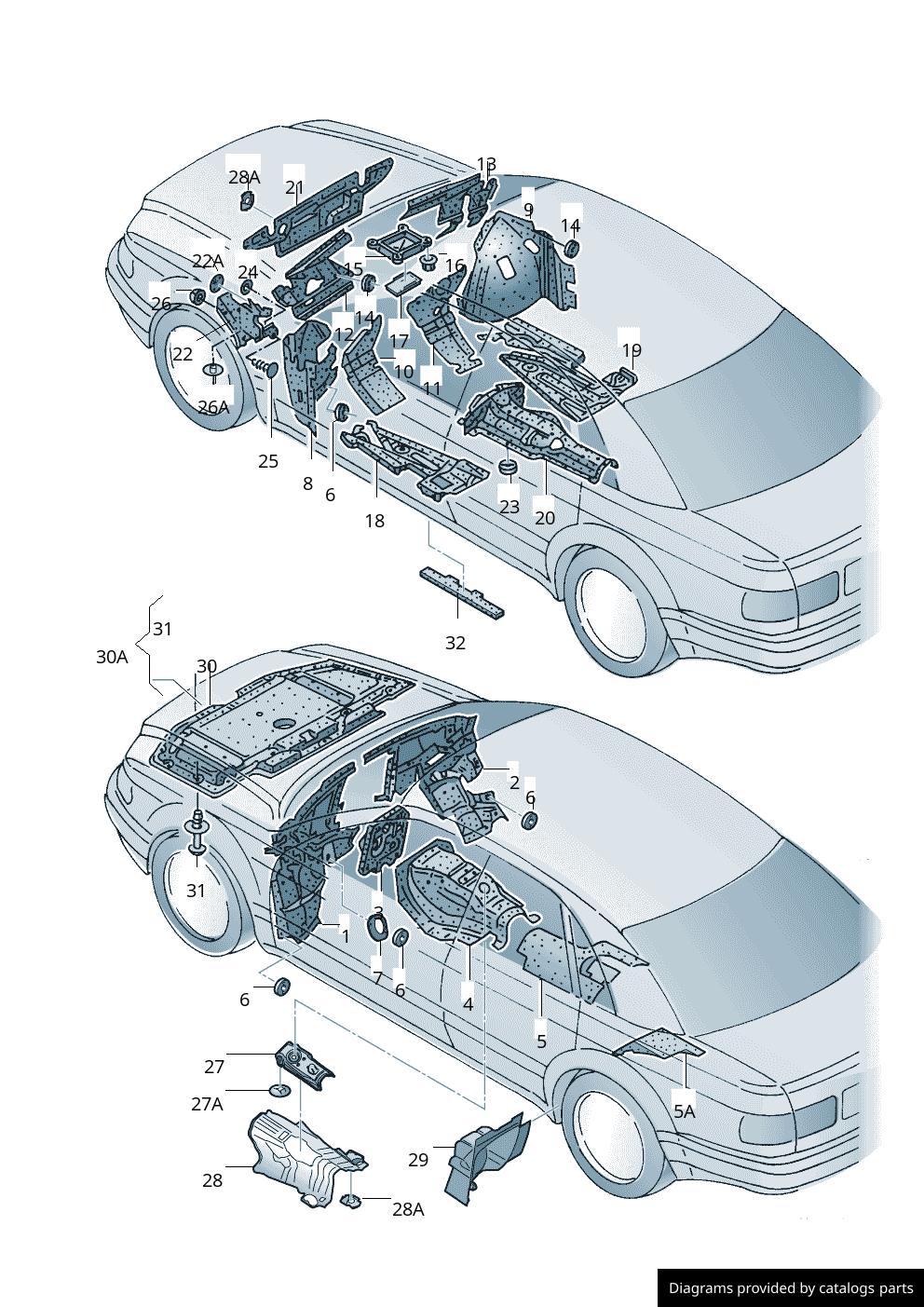 Car part diagram