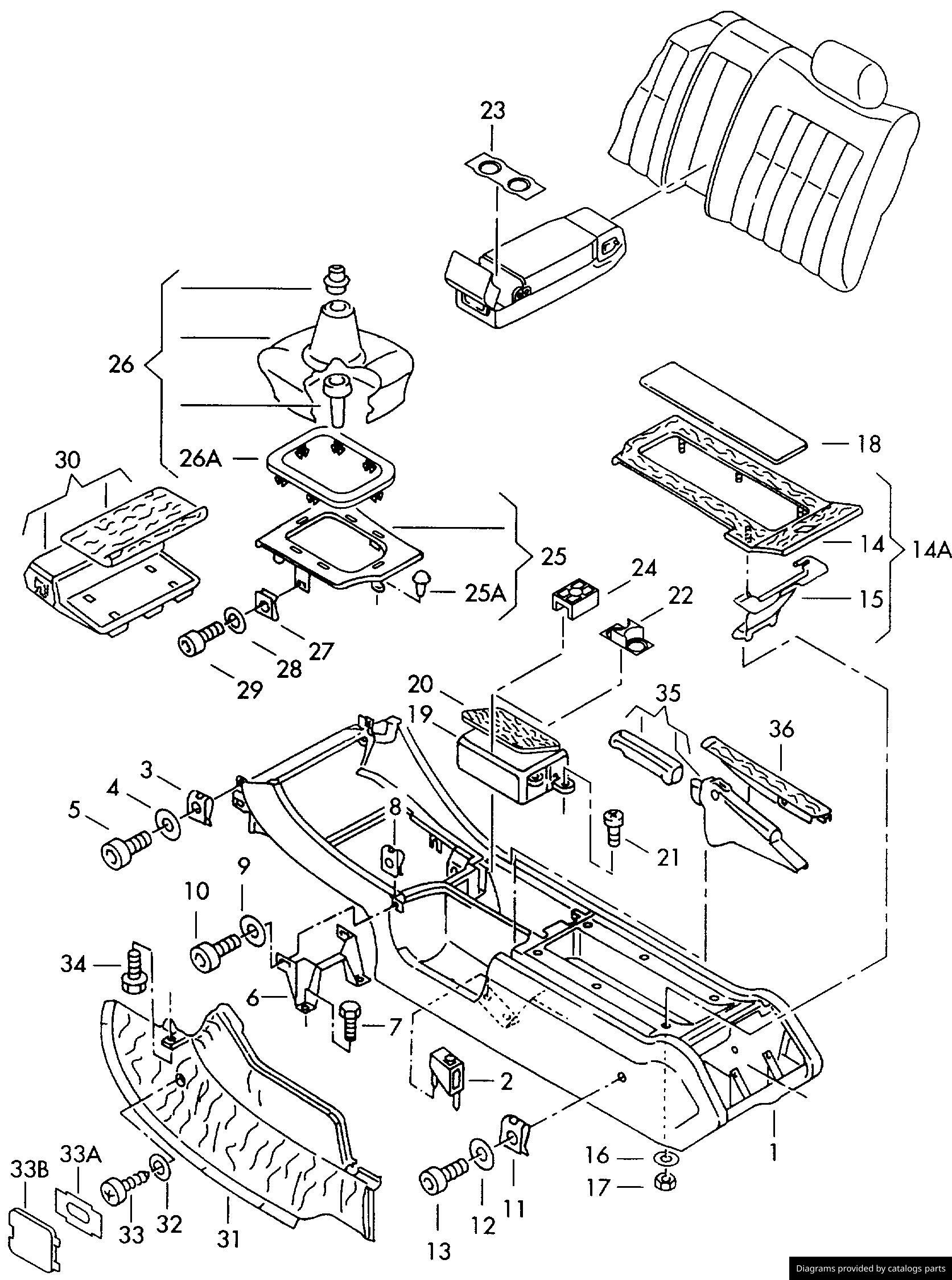 Car part diagram