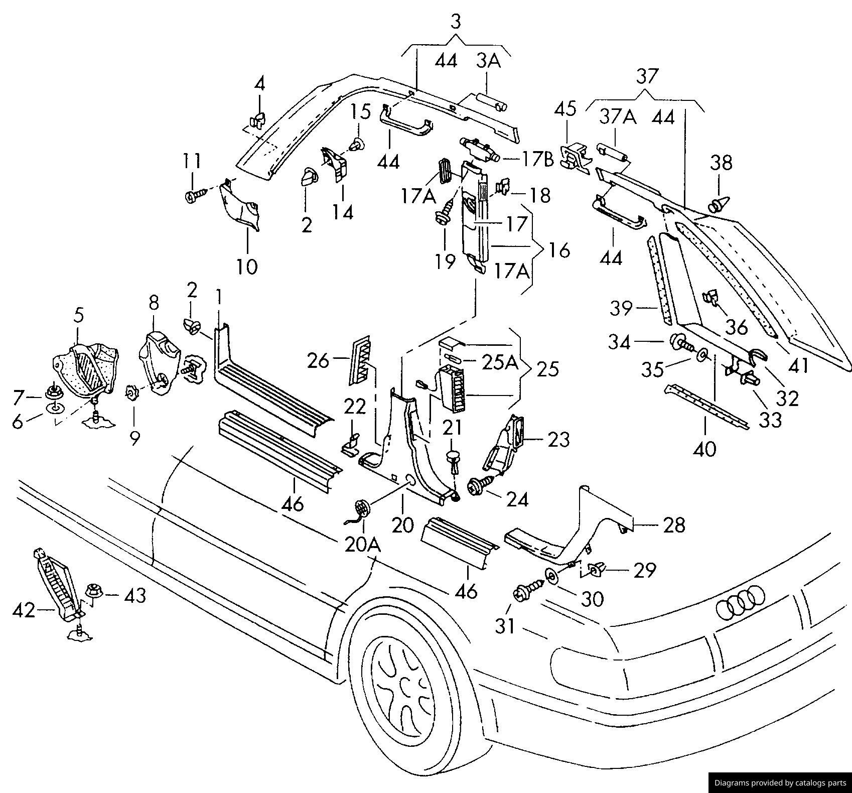 Car part diagram