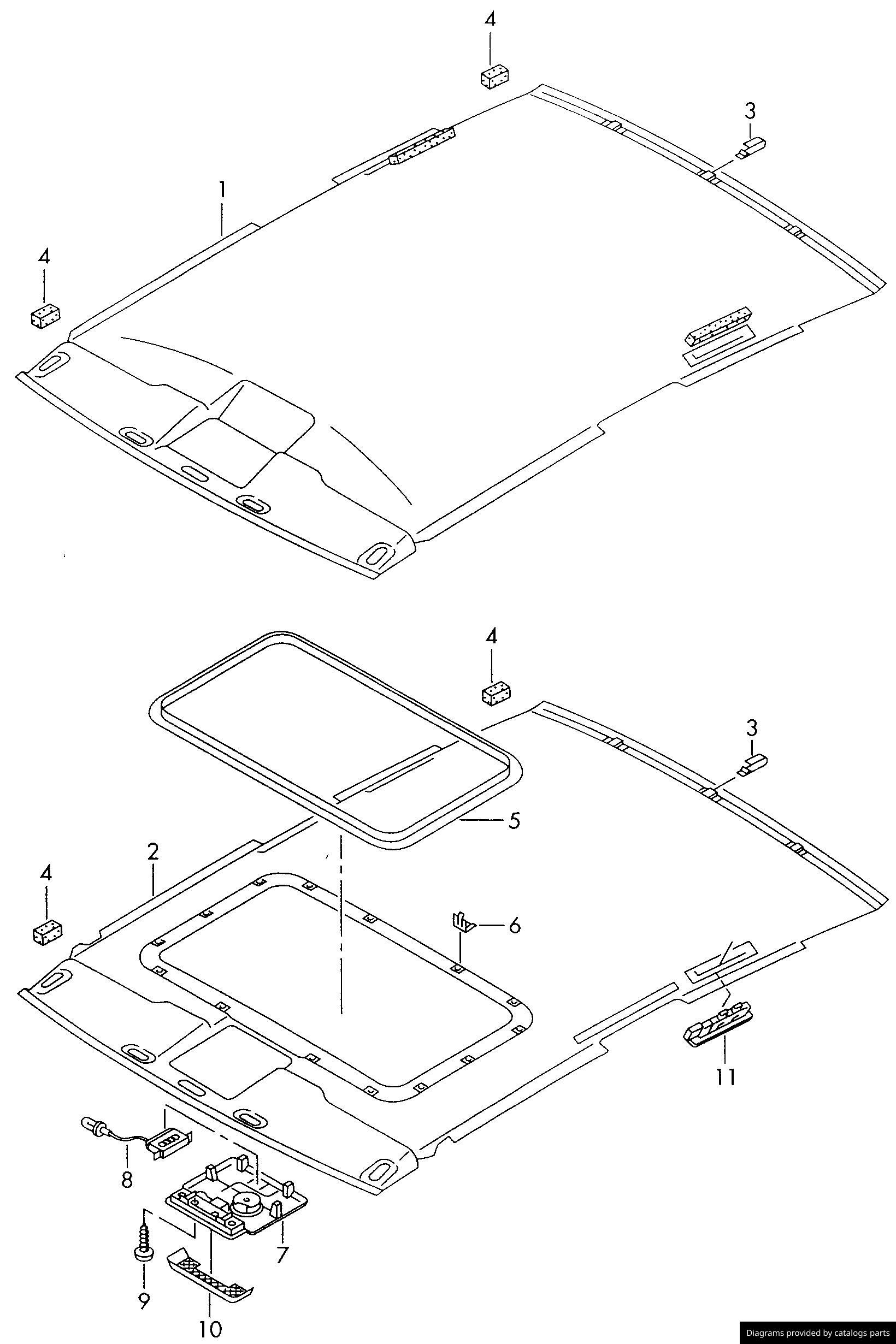 Car part diagram