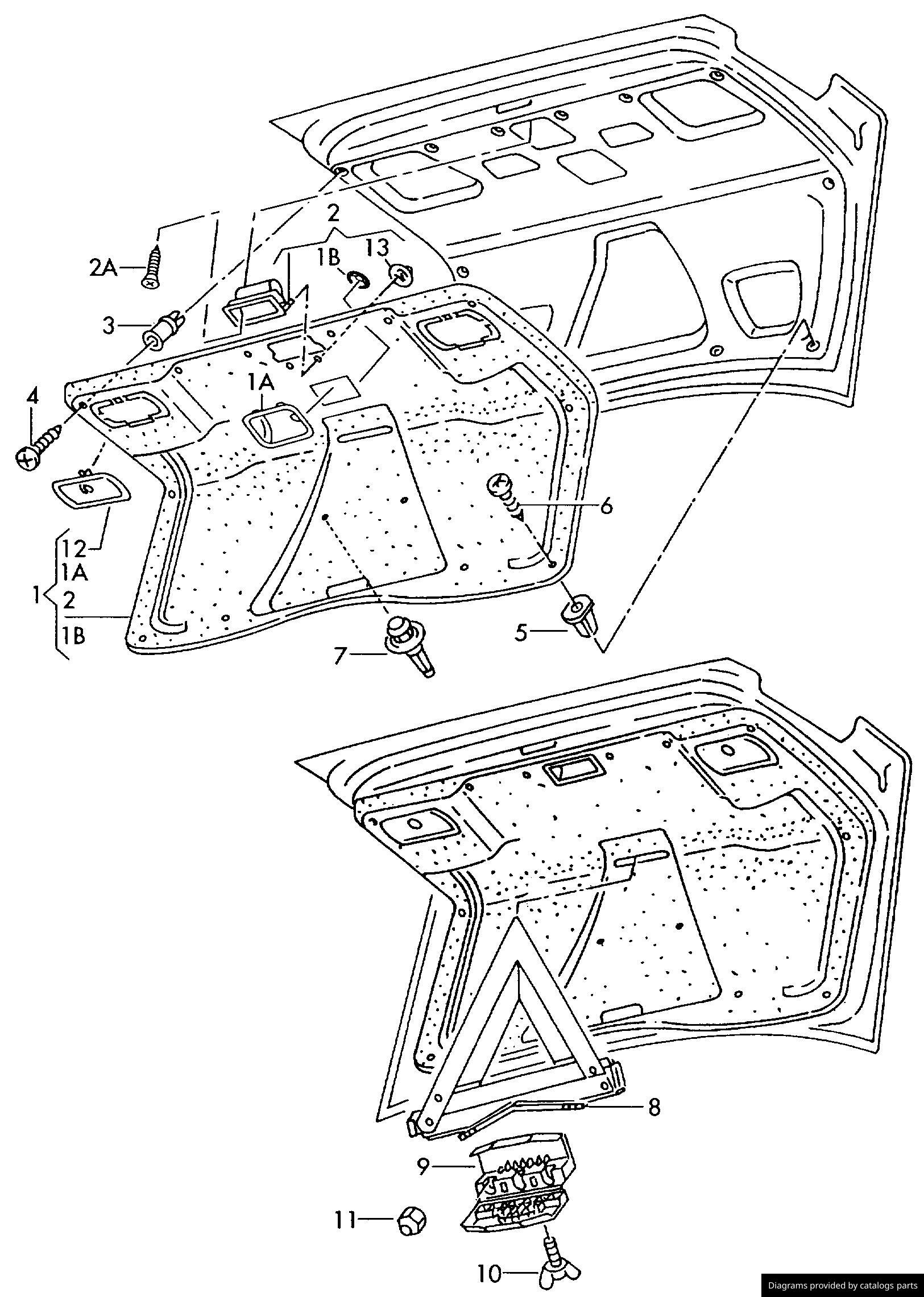 Car part diagram