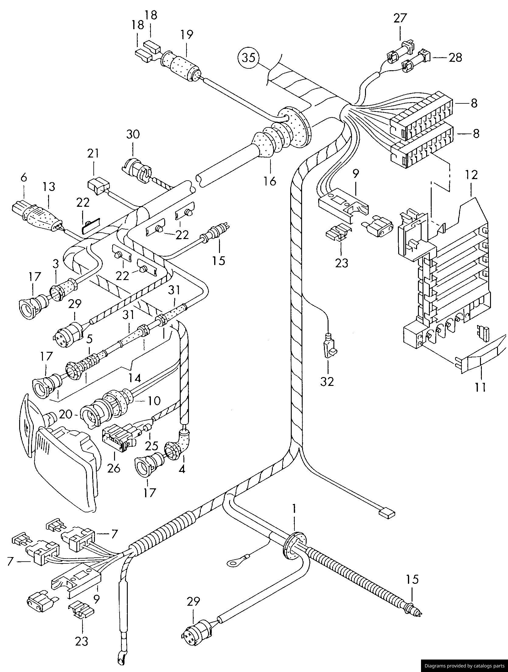 Car part diagram
