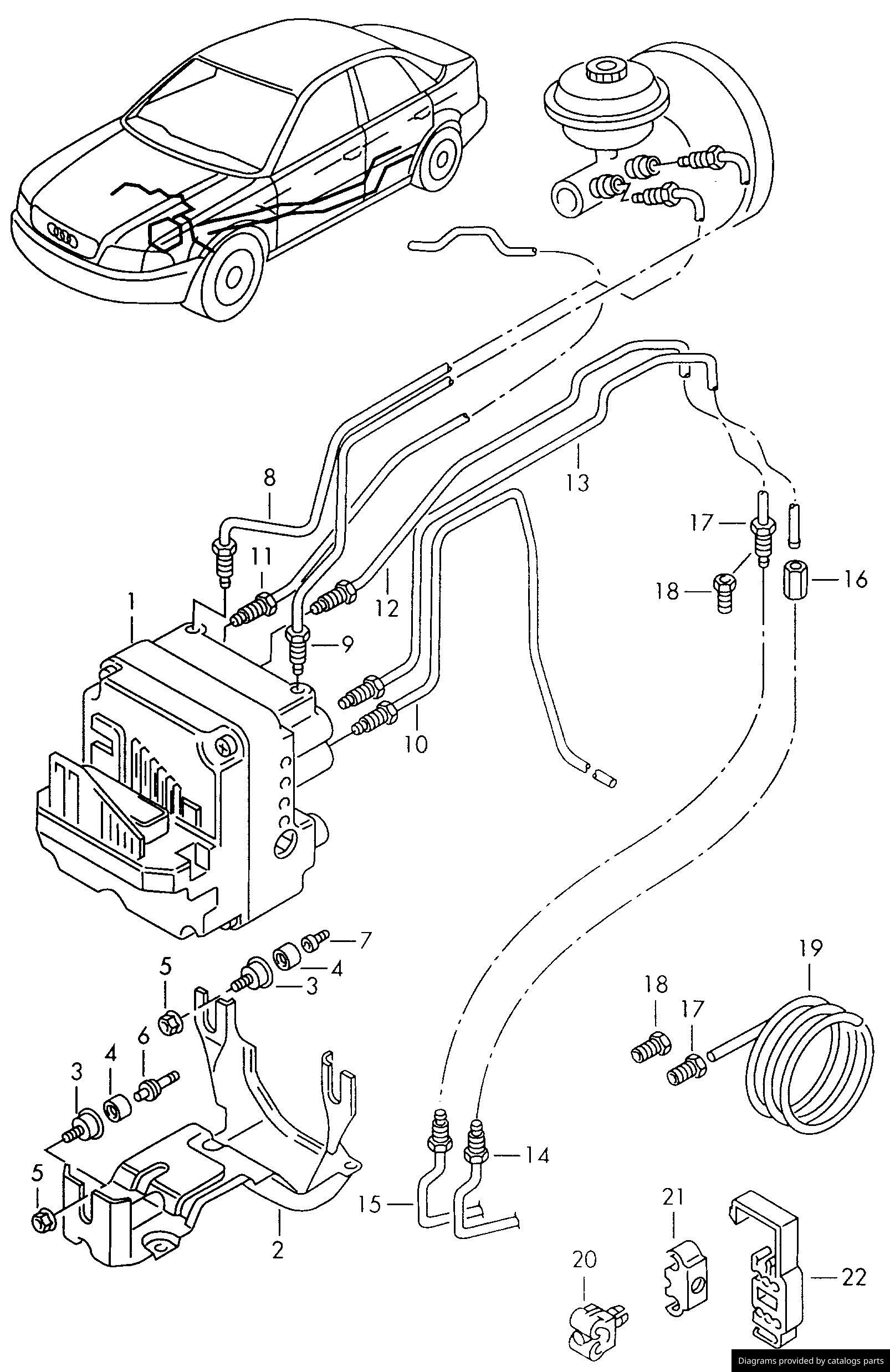 Car part diagram