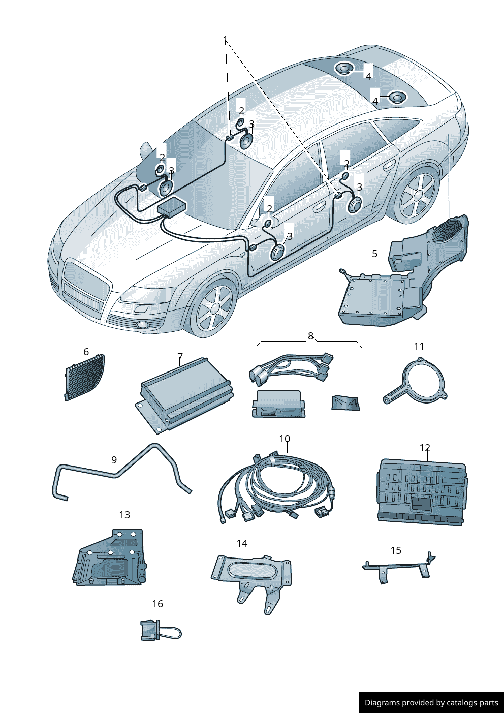 Car part diagram