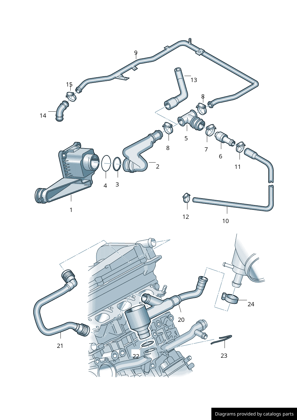 Car part diagram