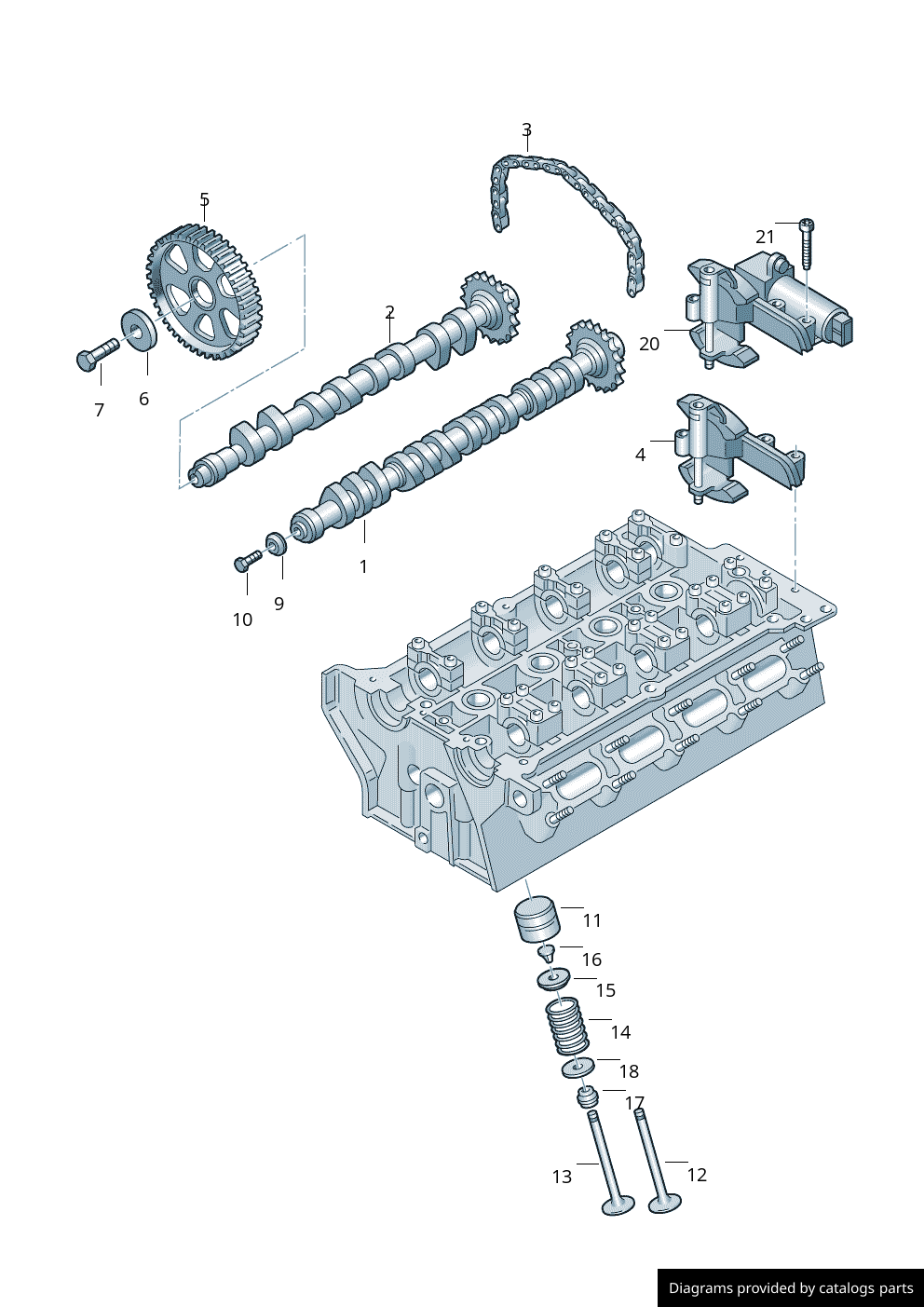 Volkswagen / Audi Timing Chain 058109229 LLLParts
