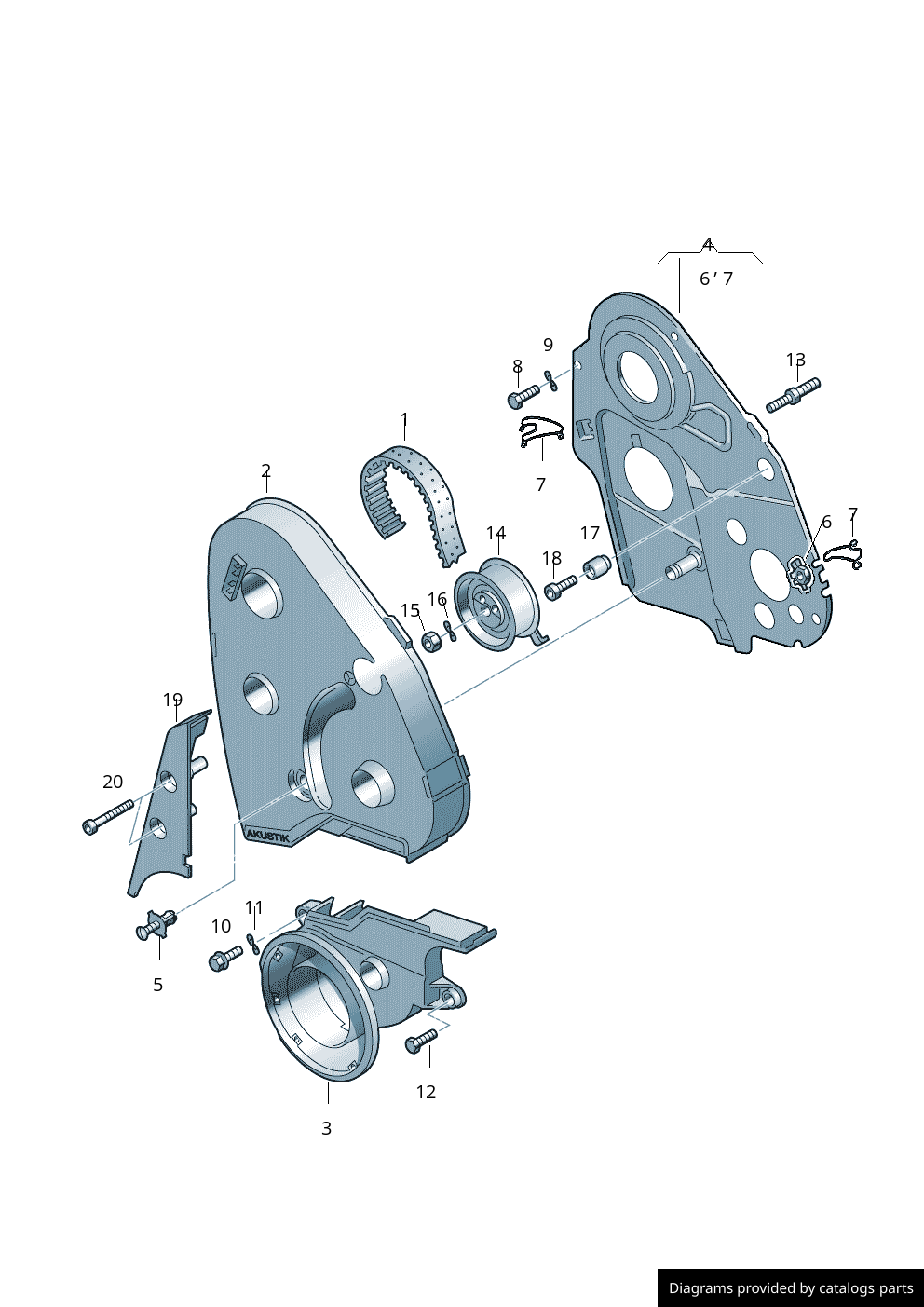 Car part diagram