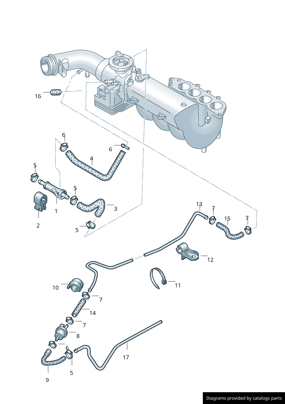 Car part diagram