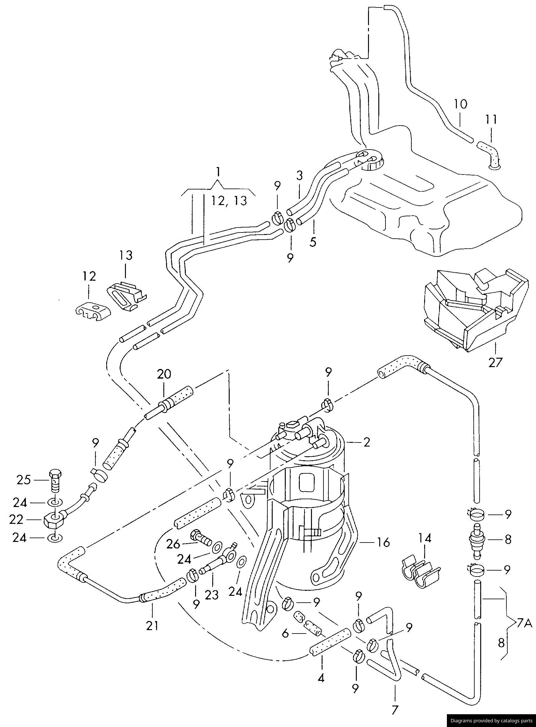 Car part diagram