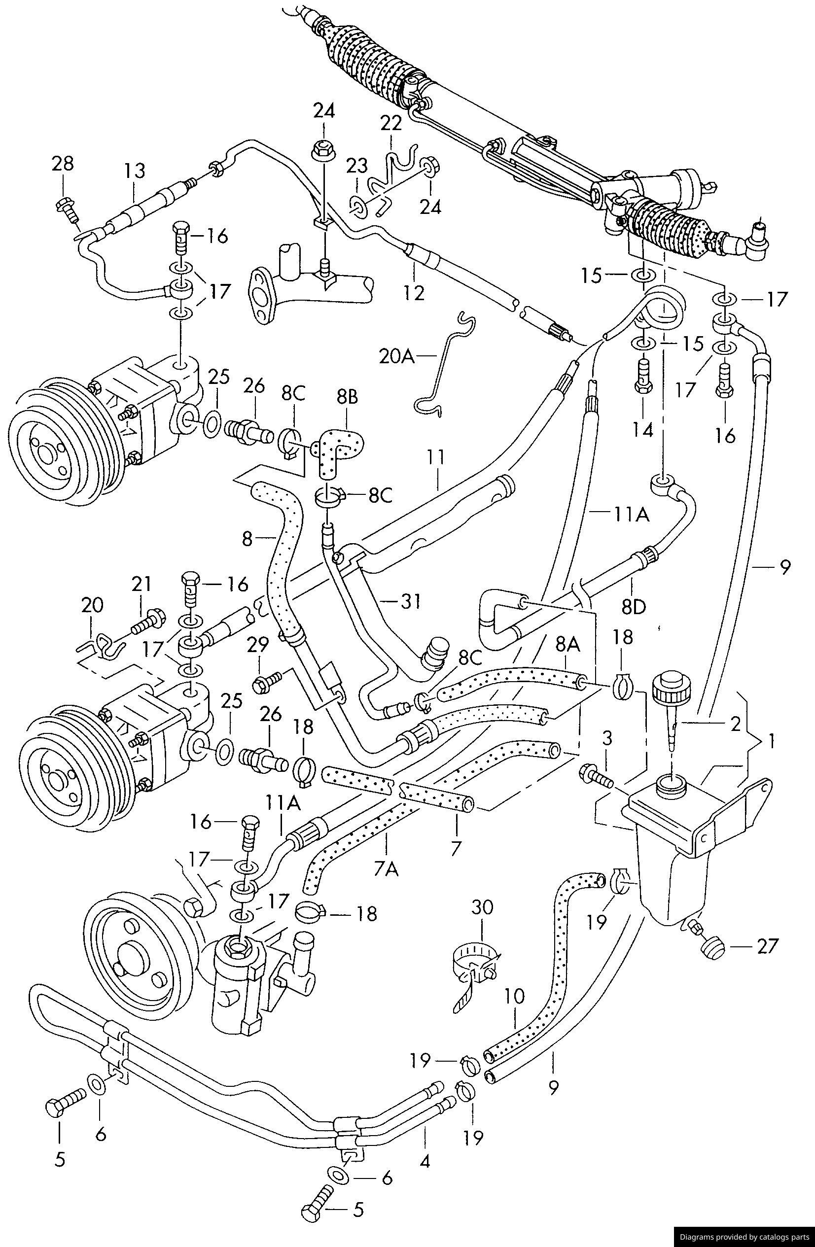 Car part diagram