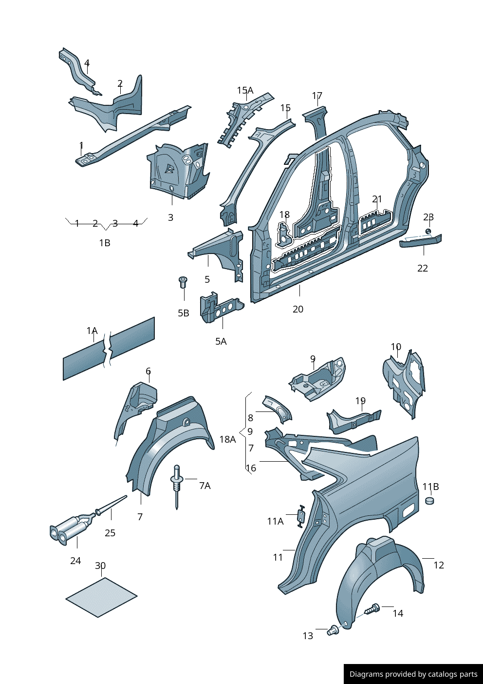 Car part diagram