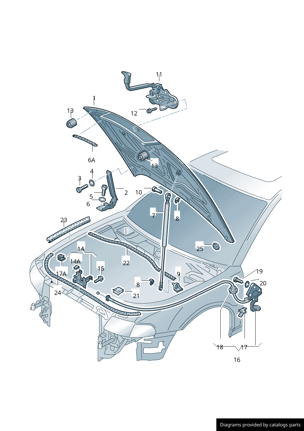 Car part diagram