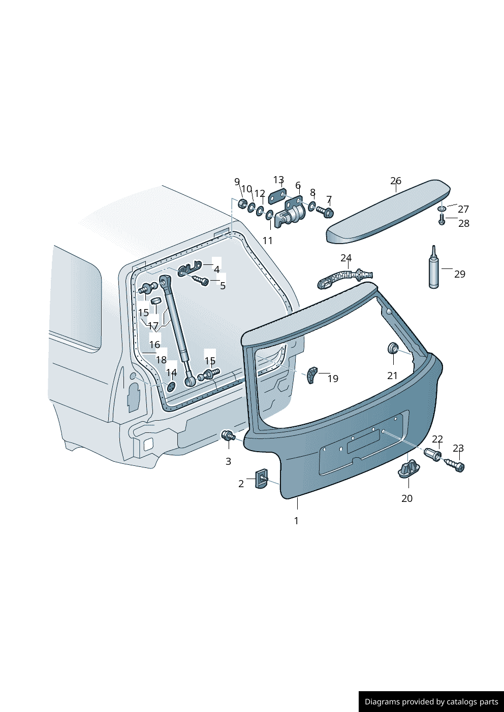 Car part diagram