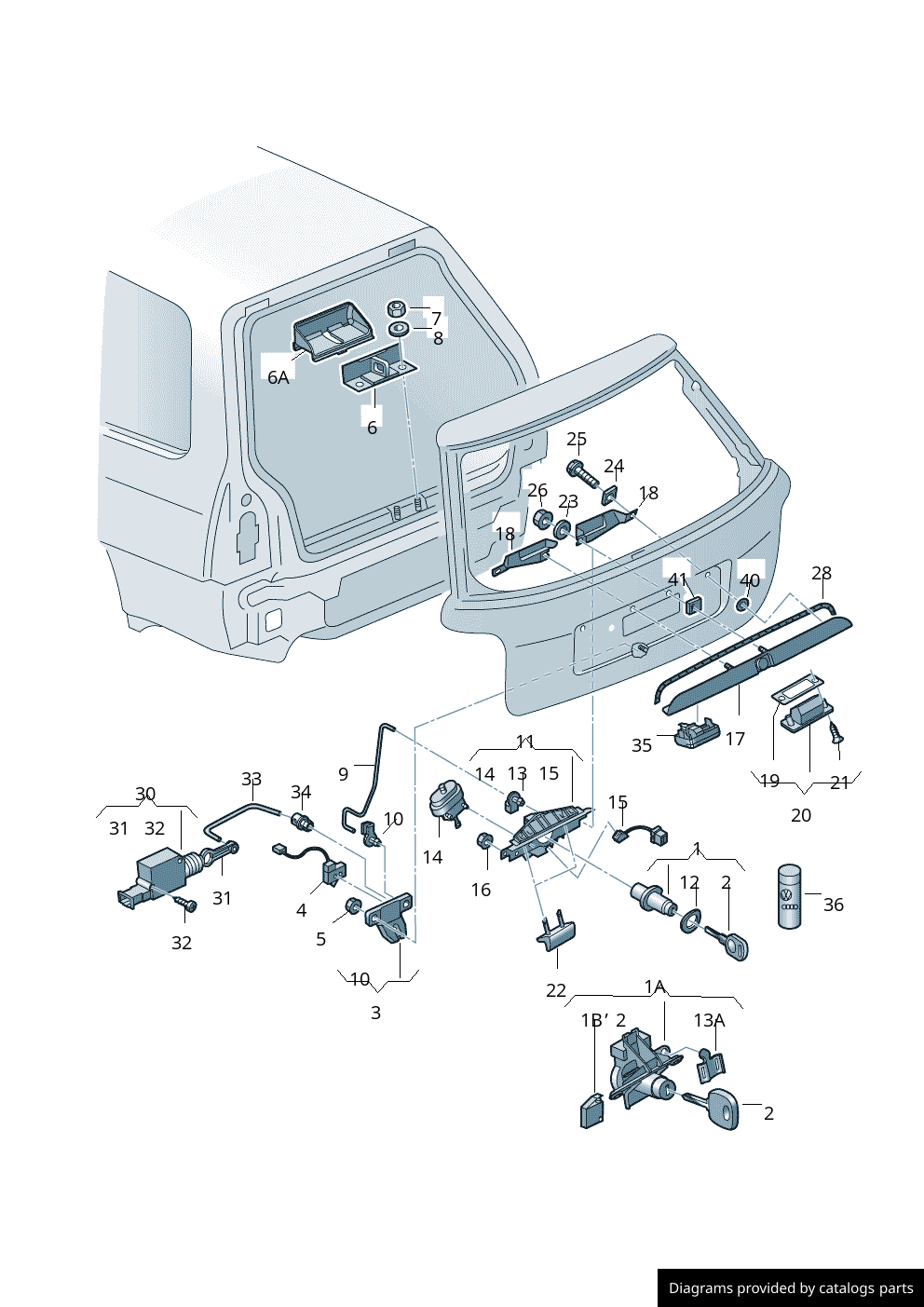 Car part diagram