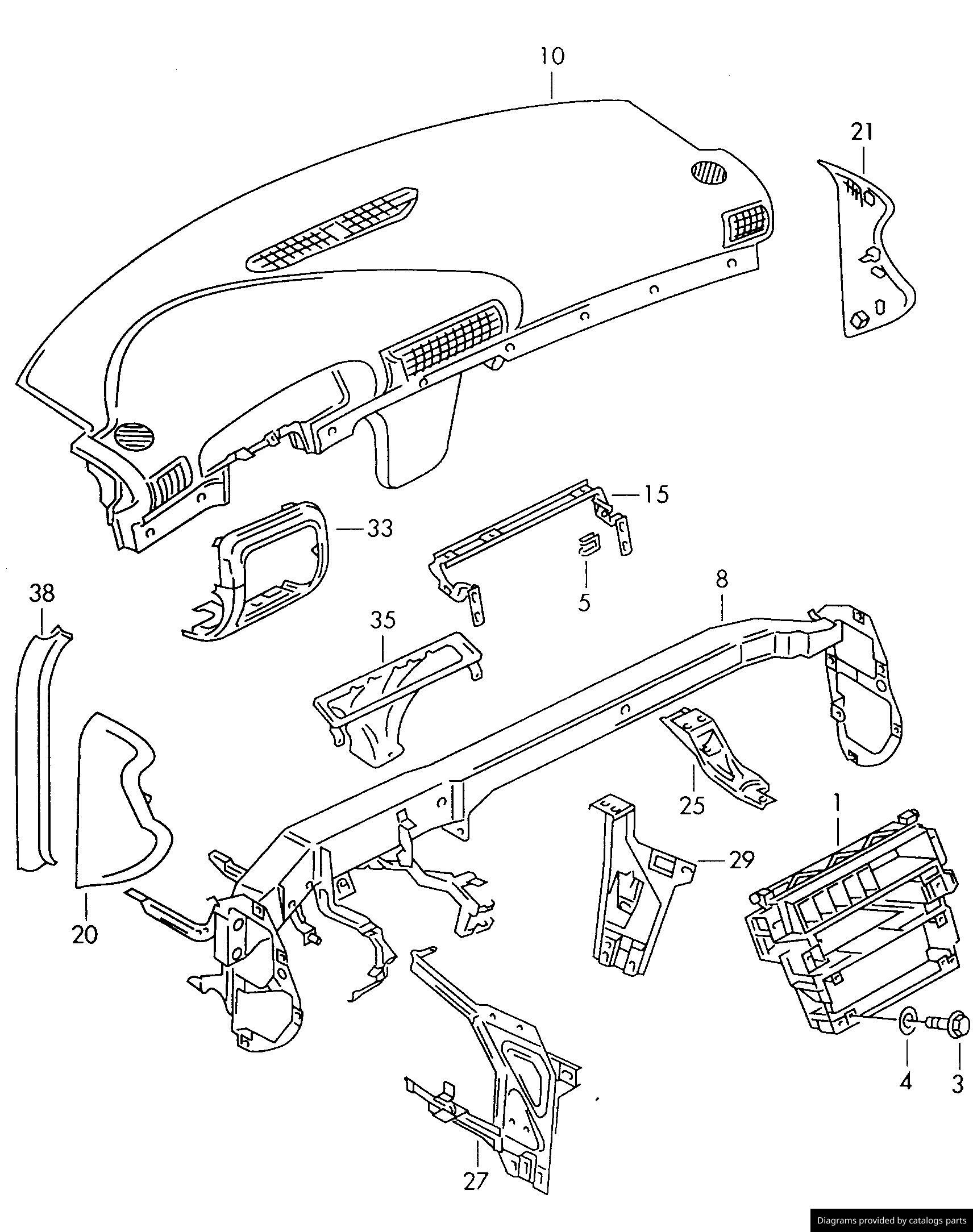 Car part diagram