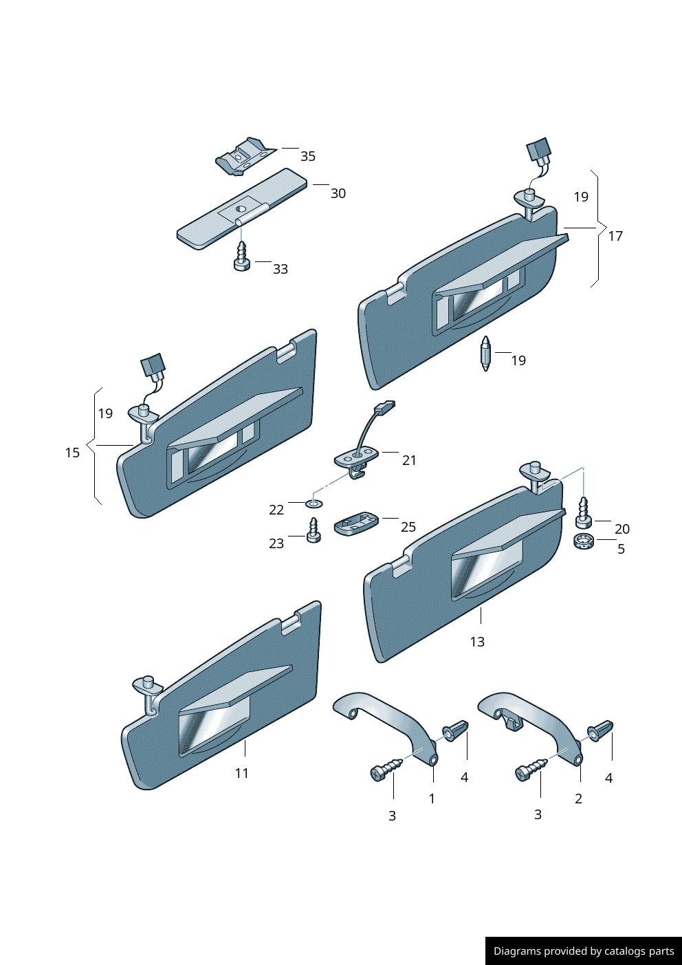 Car part diagram