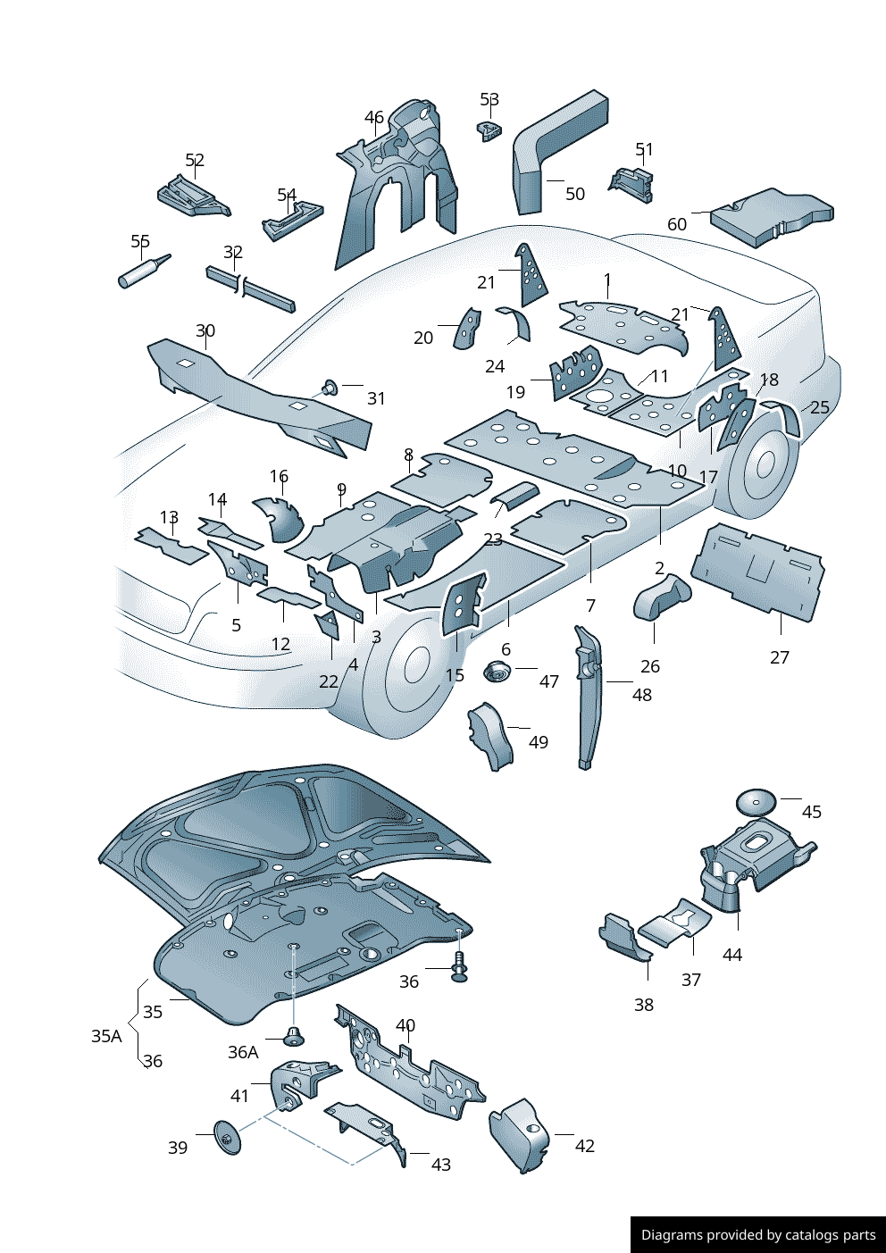 Car part diagram