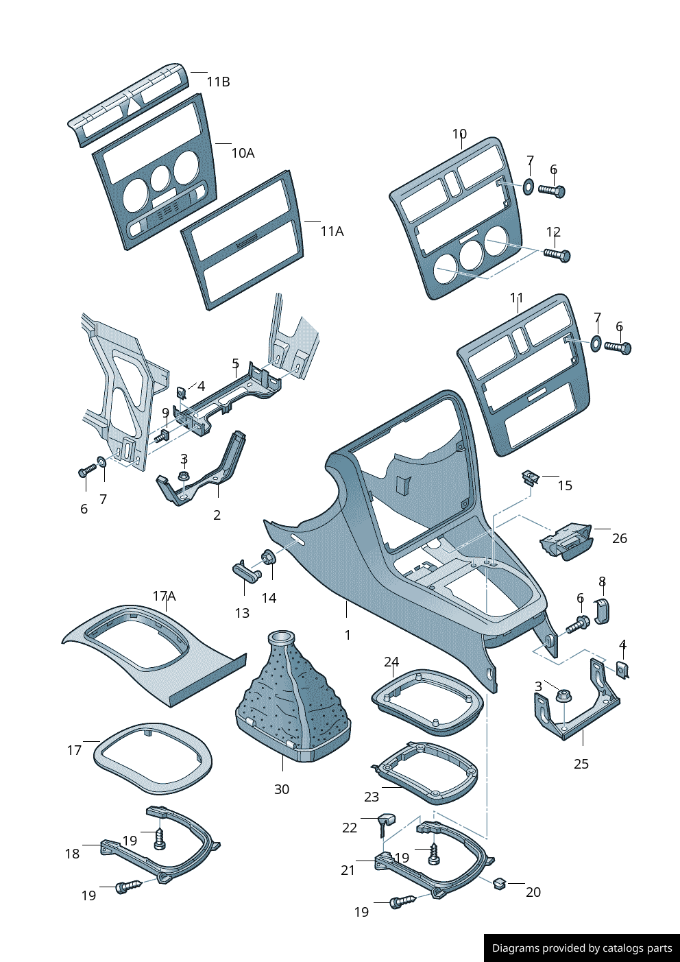 Car part diagram