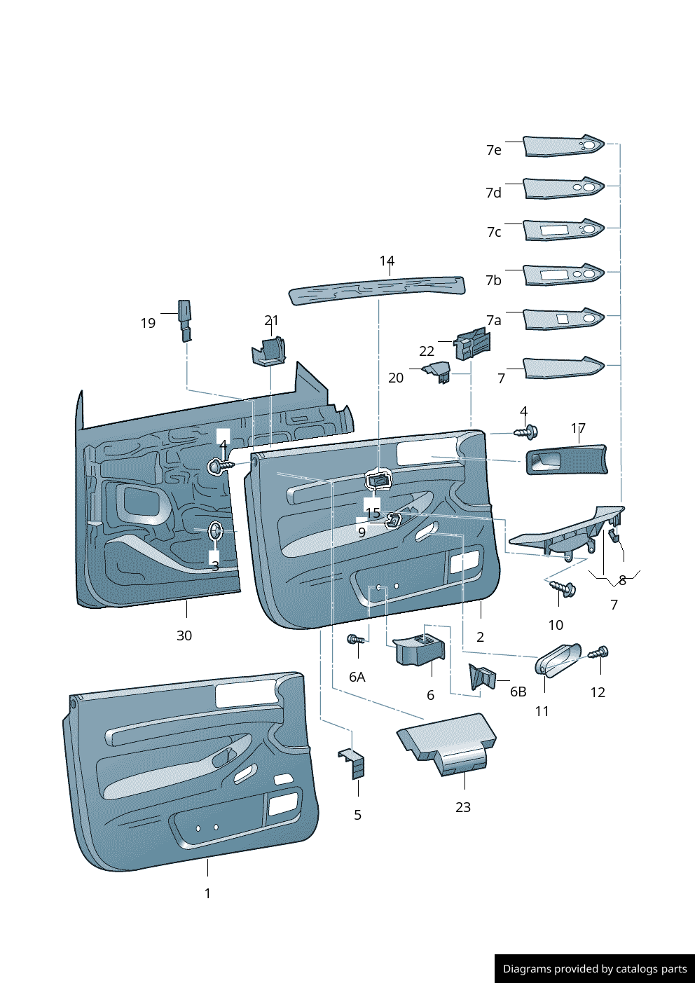 Car part diagram