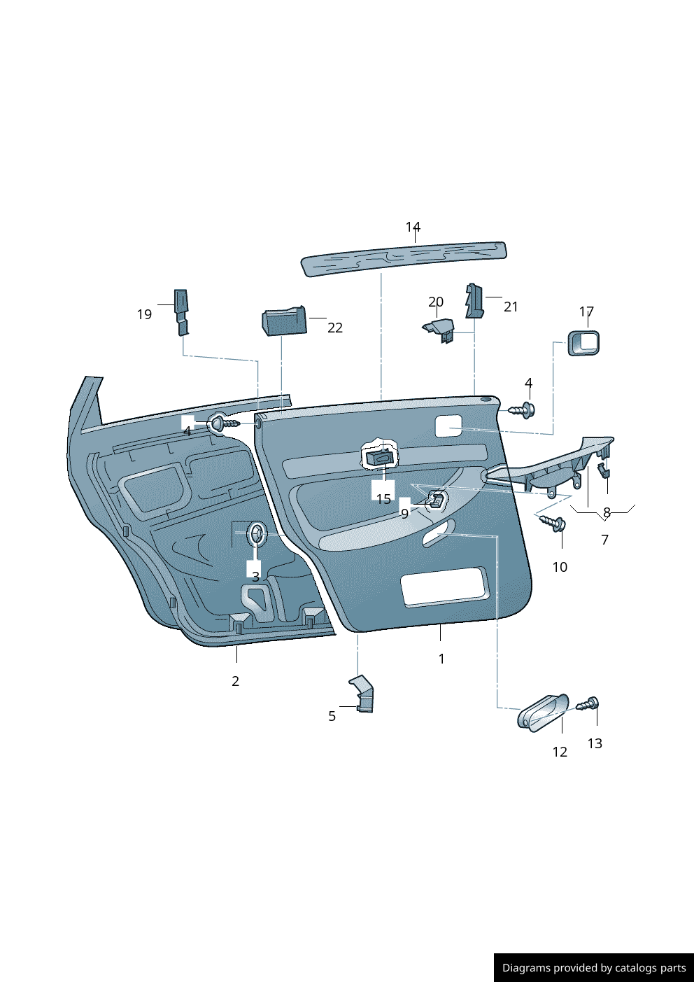 Car part diagram