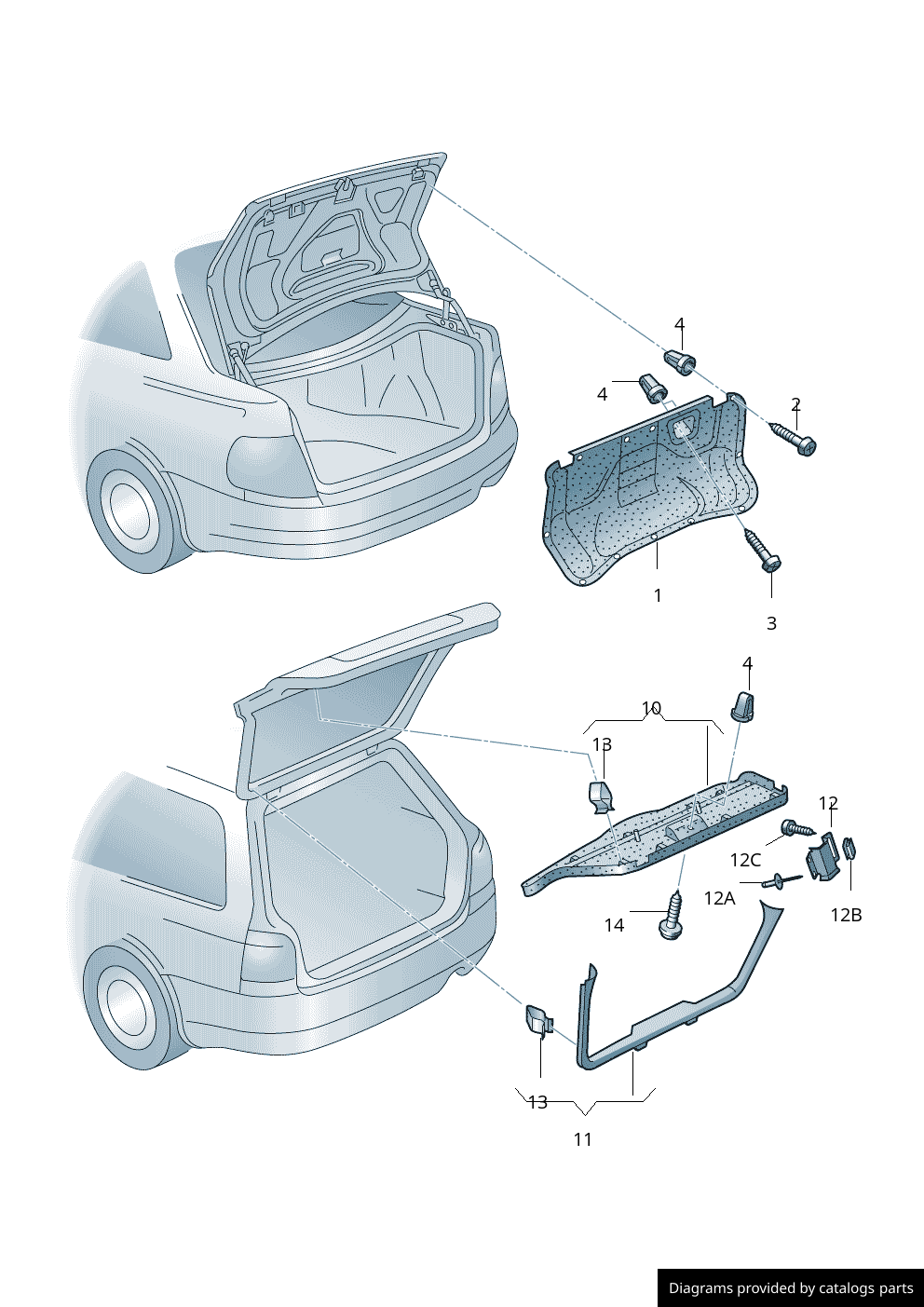 Car part diagram