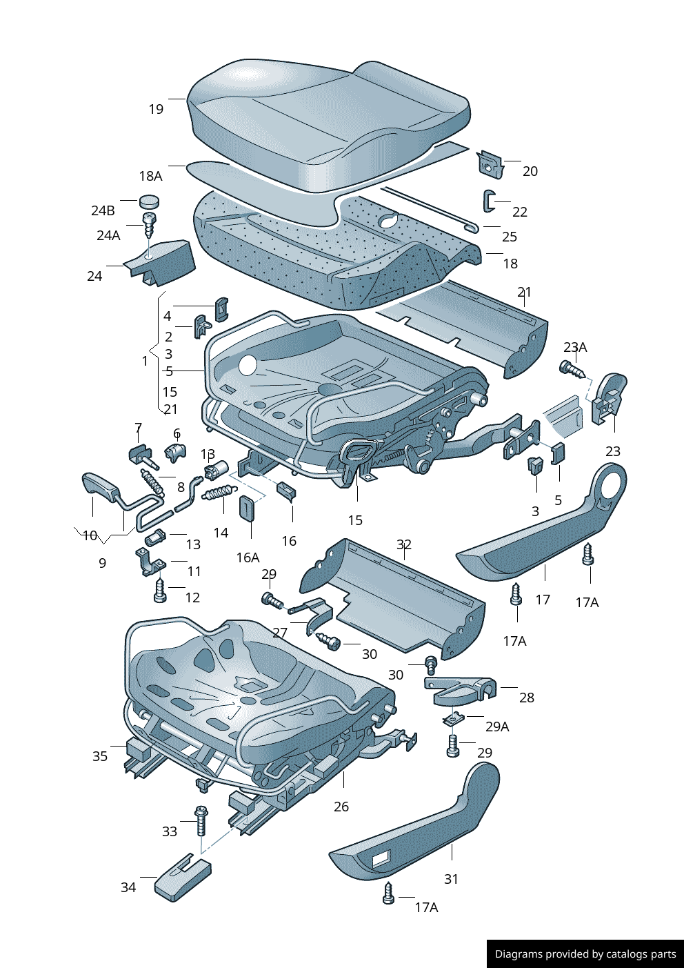 Car part diagram