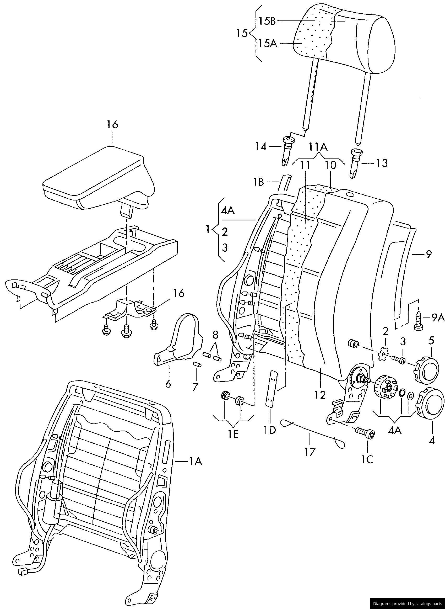 Car part diagram