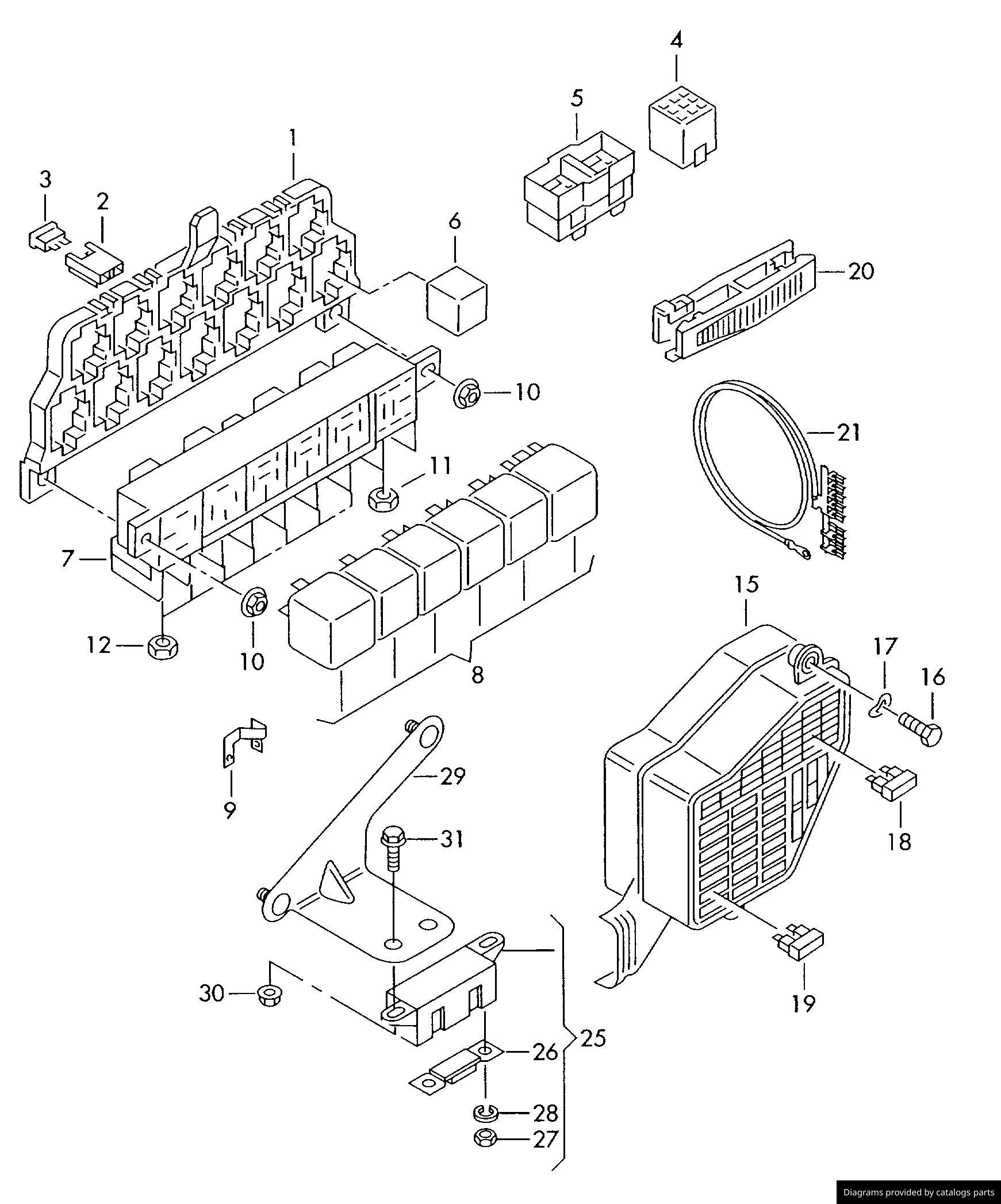 Car part diagram