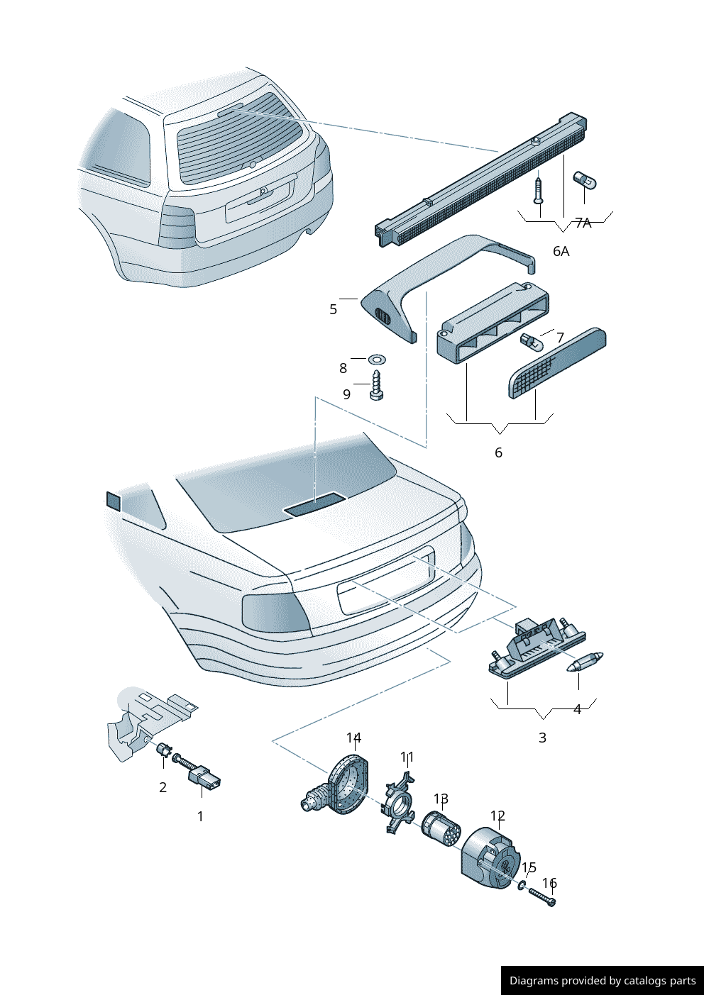 Car part diagram