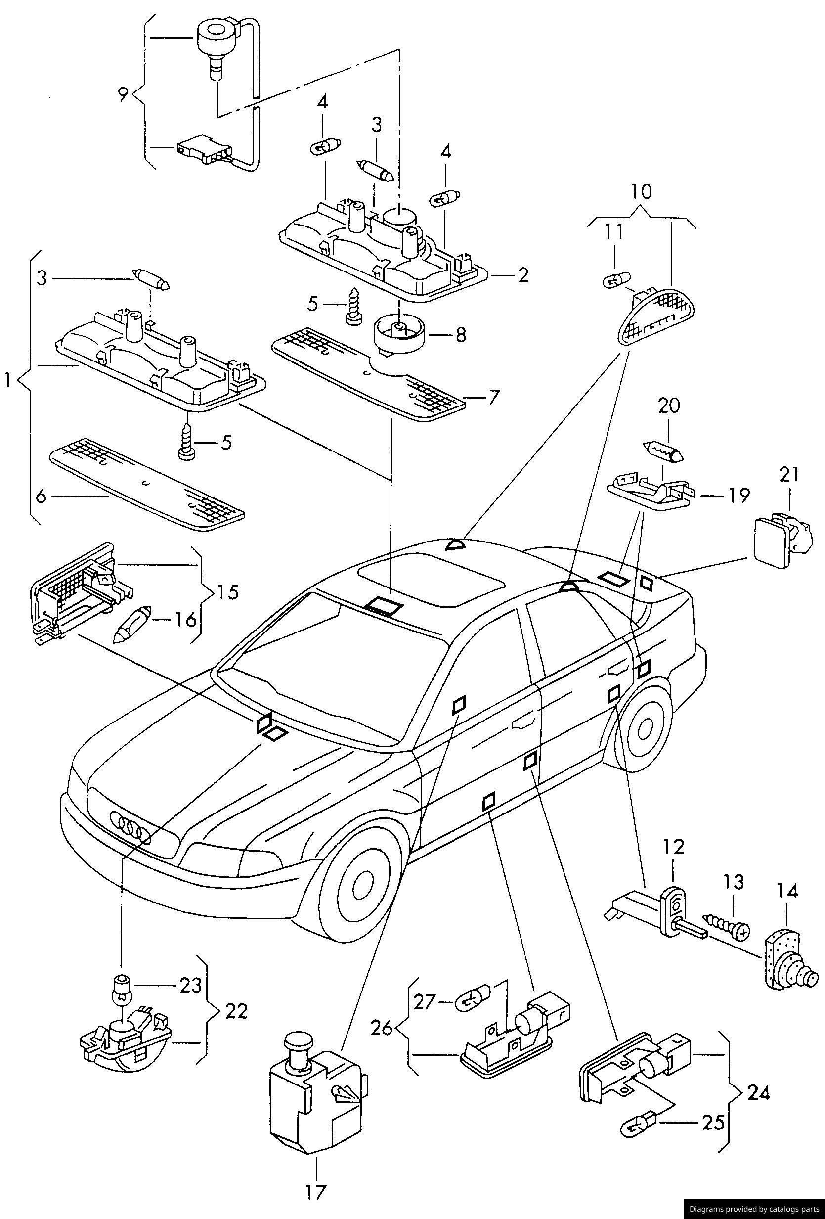 Car part diagram